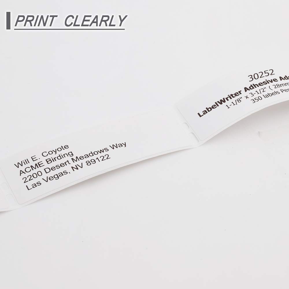 Dymo 30252 Compatible Labels - 1 1/8