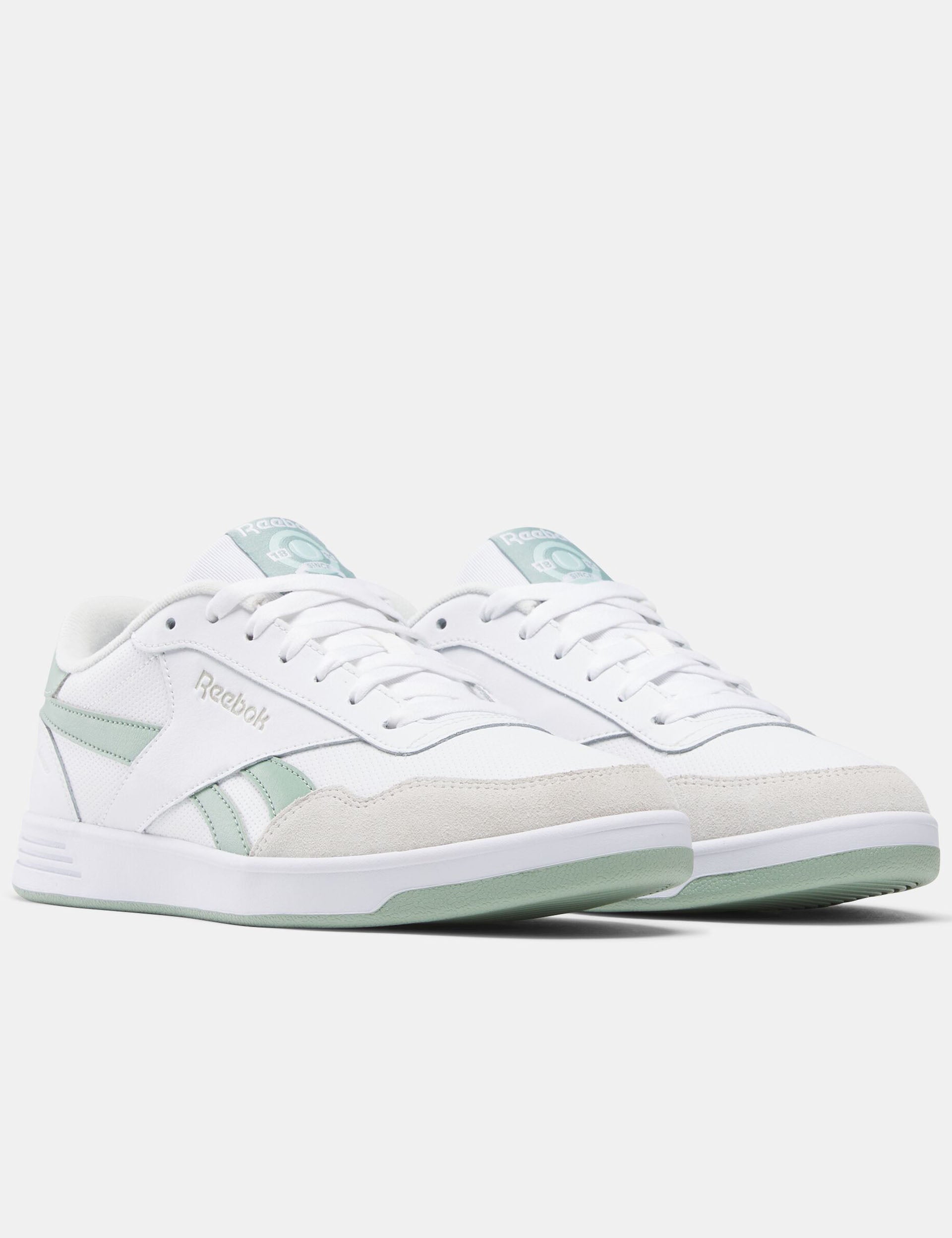 Court Advance Shoes for Men & Women - White/Hybrid Green/Barely Grey - Lightweight Tennis & Pickleball Shoes for Court Sports & Casual Wear