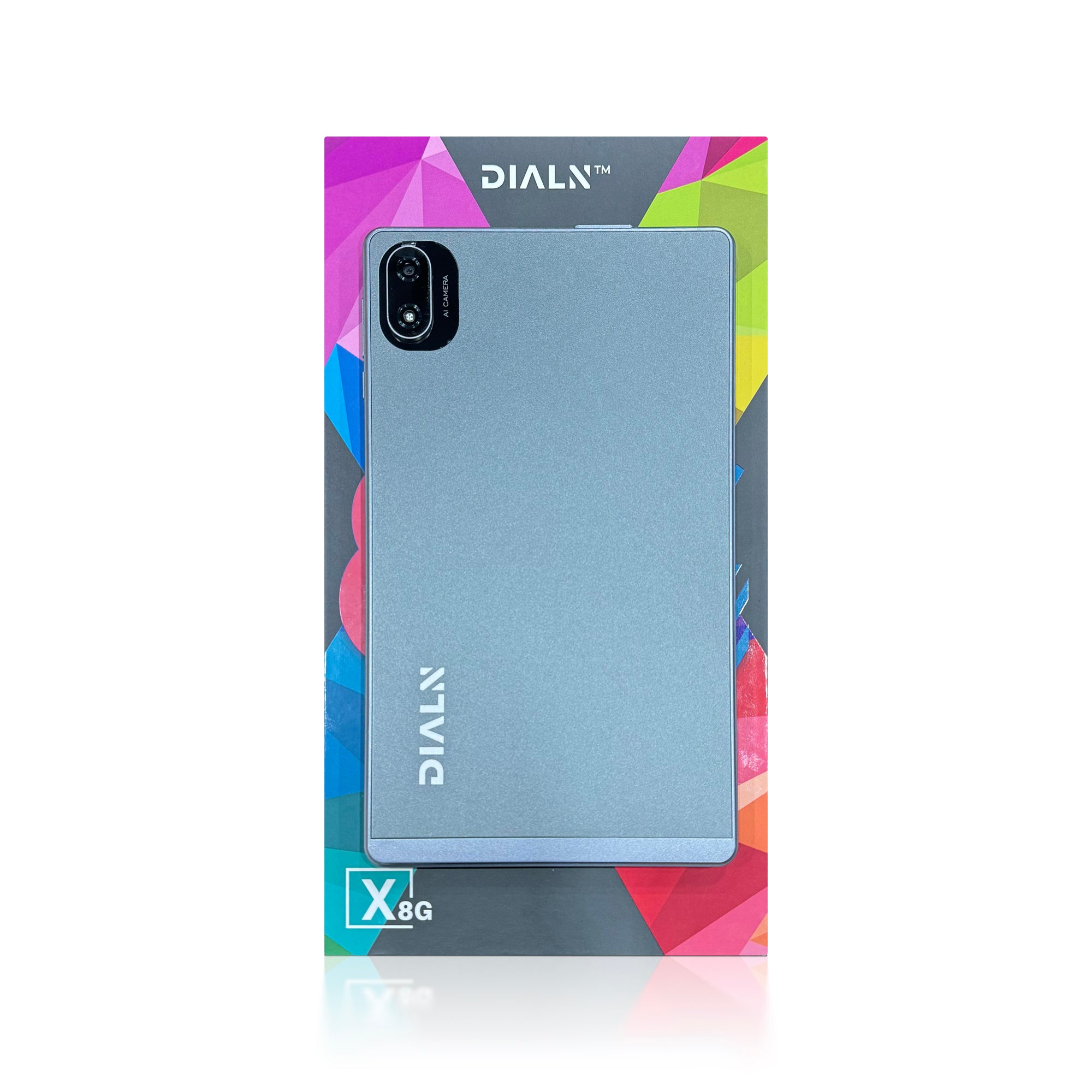 DIALN X8G 8-inch HD+ Android 13 Tablet with 4G LTE, Quad-Core Processor, 3GB RAM, 64GB Storage (Expandable), Dual Cameras & Metal Back - Includes Rugged Case for Kids, Students & Business Travel | Portable, Durable for Work, School & Entertainment