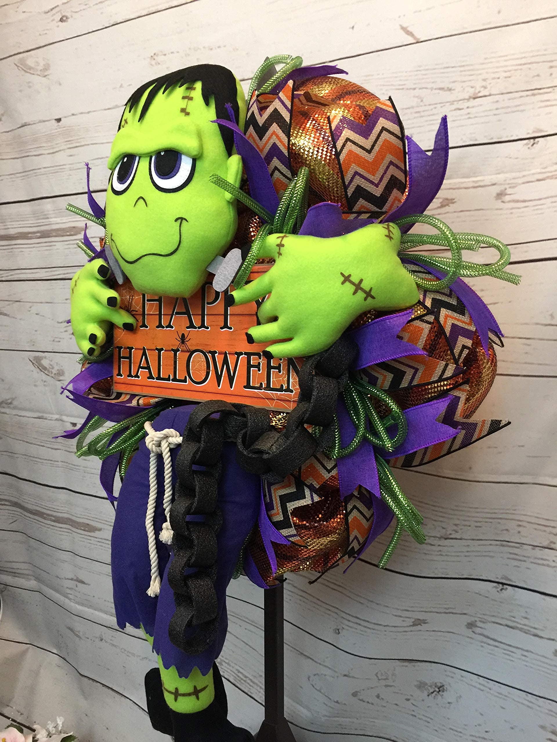 Frankenstein Halloween Wreath - Extra Large 36