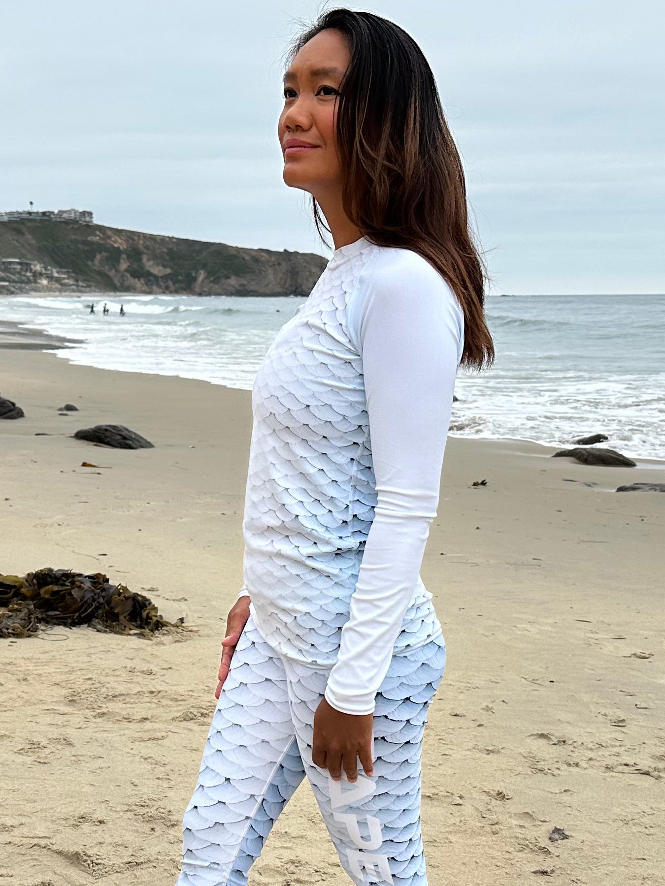 Wailea Women's Rash Guard UPF 50+ Sun Protection Swim Shirt - Long Sleeve Quick Dry Swimwear for Surfing, Swimming & Beach Activities