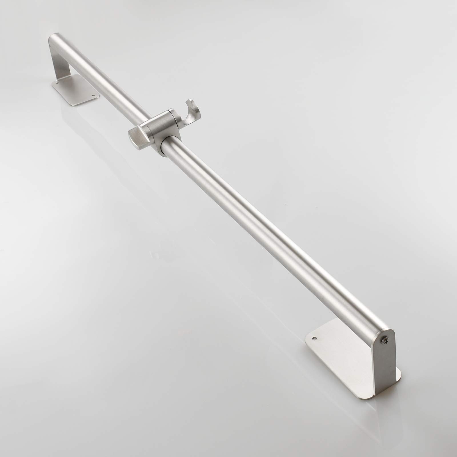 Premium 6-Function Shower Set with Extendable Shower Bar, High Pressure Shower Head & Flexible Hose - Brushed Nickel Finish for Bathroom & Spa Experience