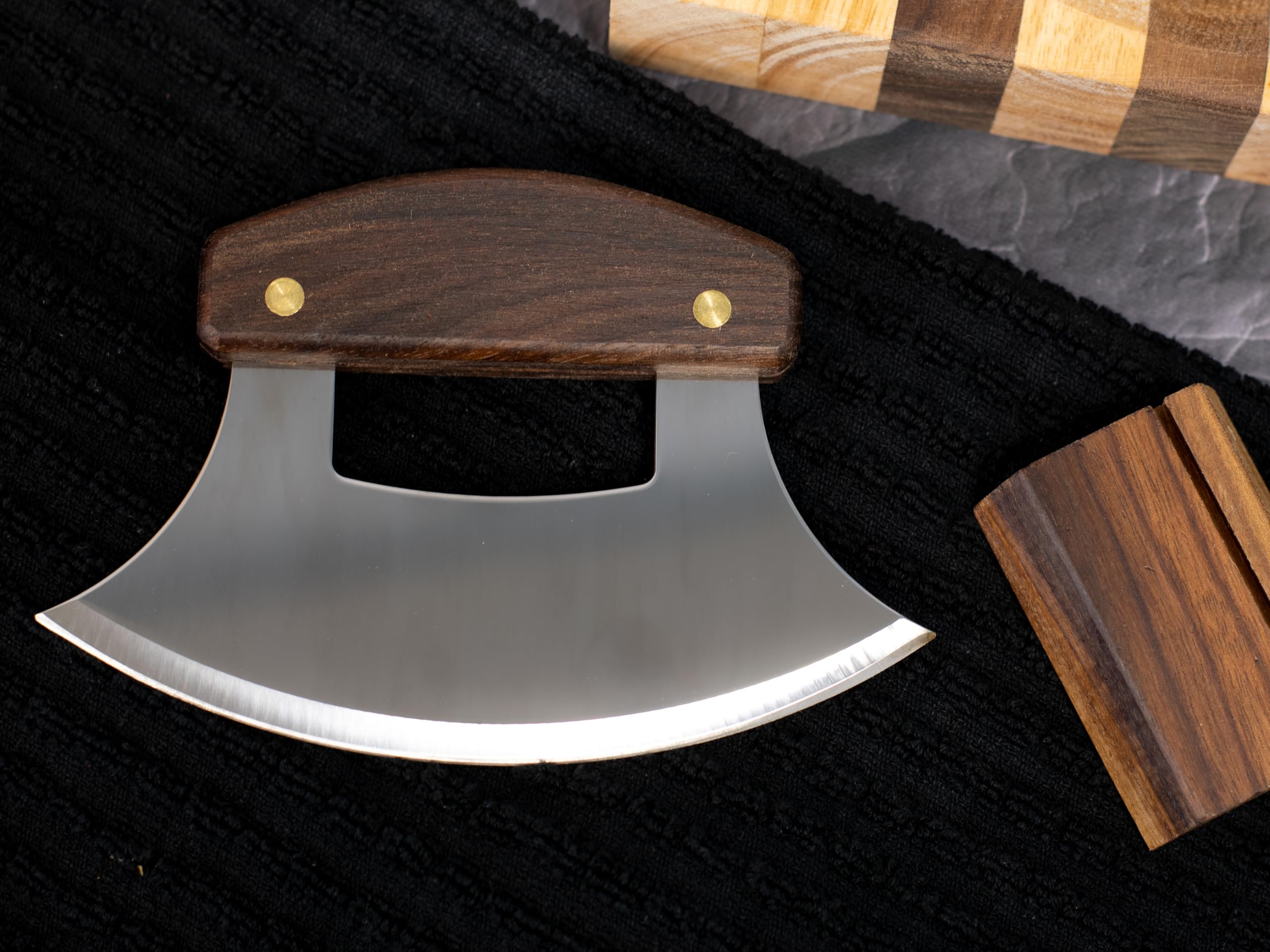Alaskan Ulu Knife - Authentic Arctic Cutting Tool for Kitchen & Outdoor Use | Perfect for Meat, Fish, Herbs & Camping