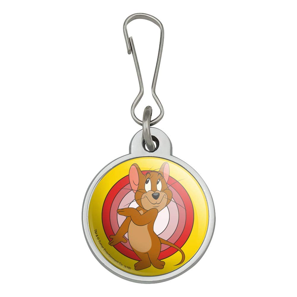 Tom and Jerry Jerry Character Jacket Handbag Purse Luggage Backpack Zipper Pull Charm - Cute Cartoon Accessory for Bags, Luggage & Backpacks - Perfect Gift for Kids and Fans
