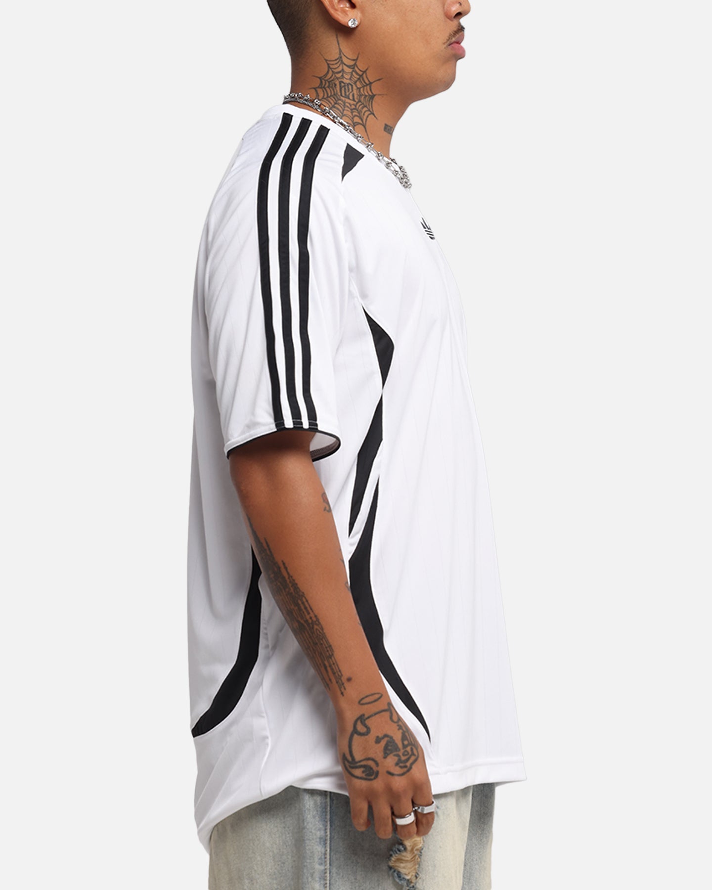 Adidas Adicolor Teamgeist T-Shirt - Men's Classic White and Black Cotton Tee for Casual Wear, Sports & Street Fashion