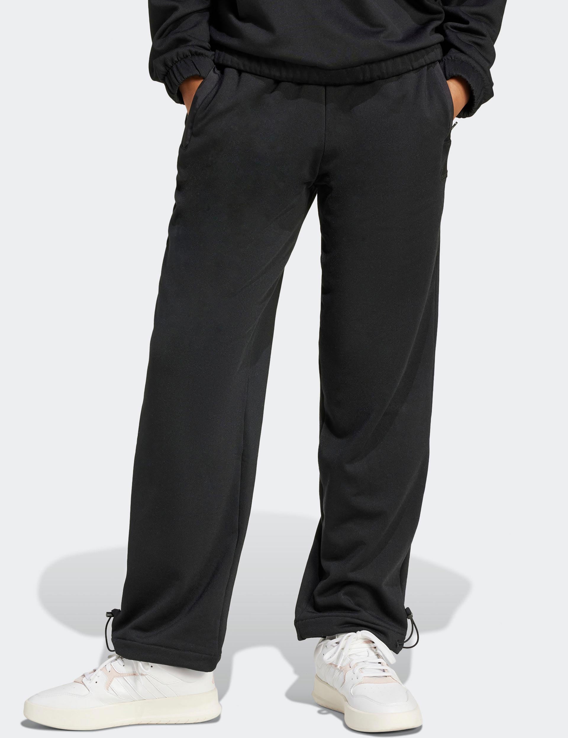 City Escape Fleece Joggers for Women - Soft & Comfortable Black Lounge Pants - Perfect for Yoga, Running, and Casual Wear