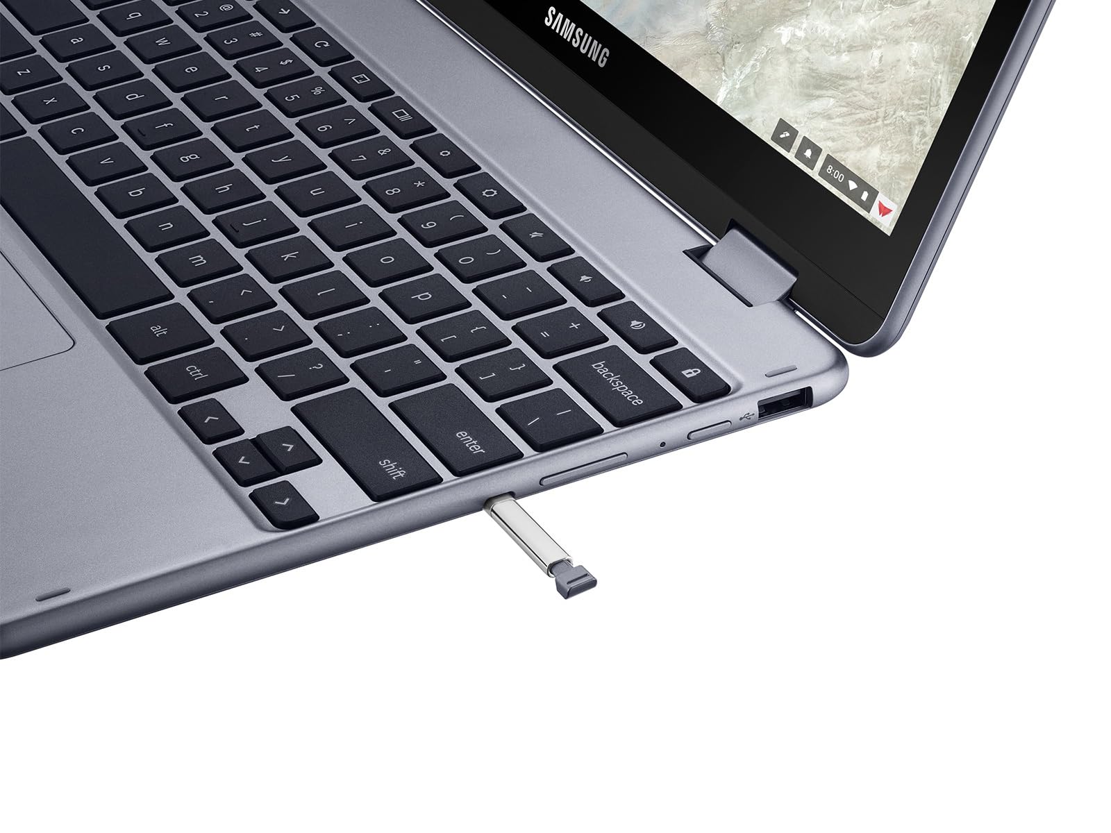 SAMSUNG Chromebook Plus V2 360 2-in-1 Laptop - 12.2
