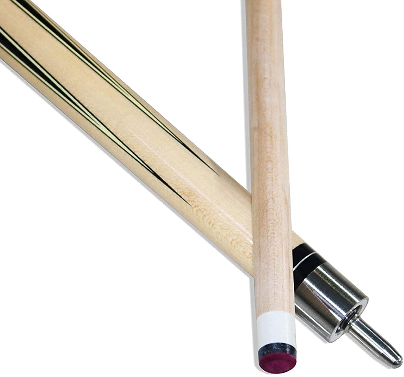 57-Inch Maple Wood Pool Cue Stick - 20oz Handcrafted Billiard Cue with 12-13mm Head & Superior Grip | Professional Billiards Accessories for Home Game Rooms, Bars, and Pool Halls