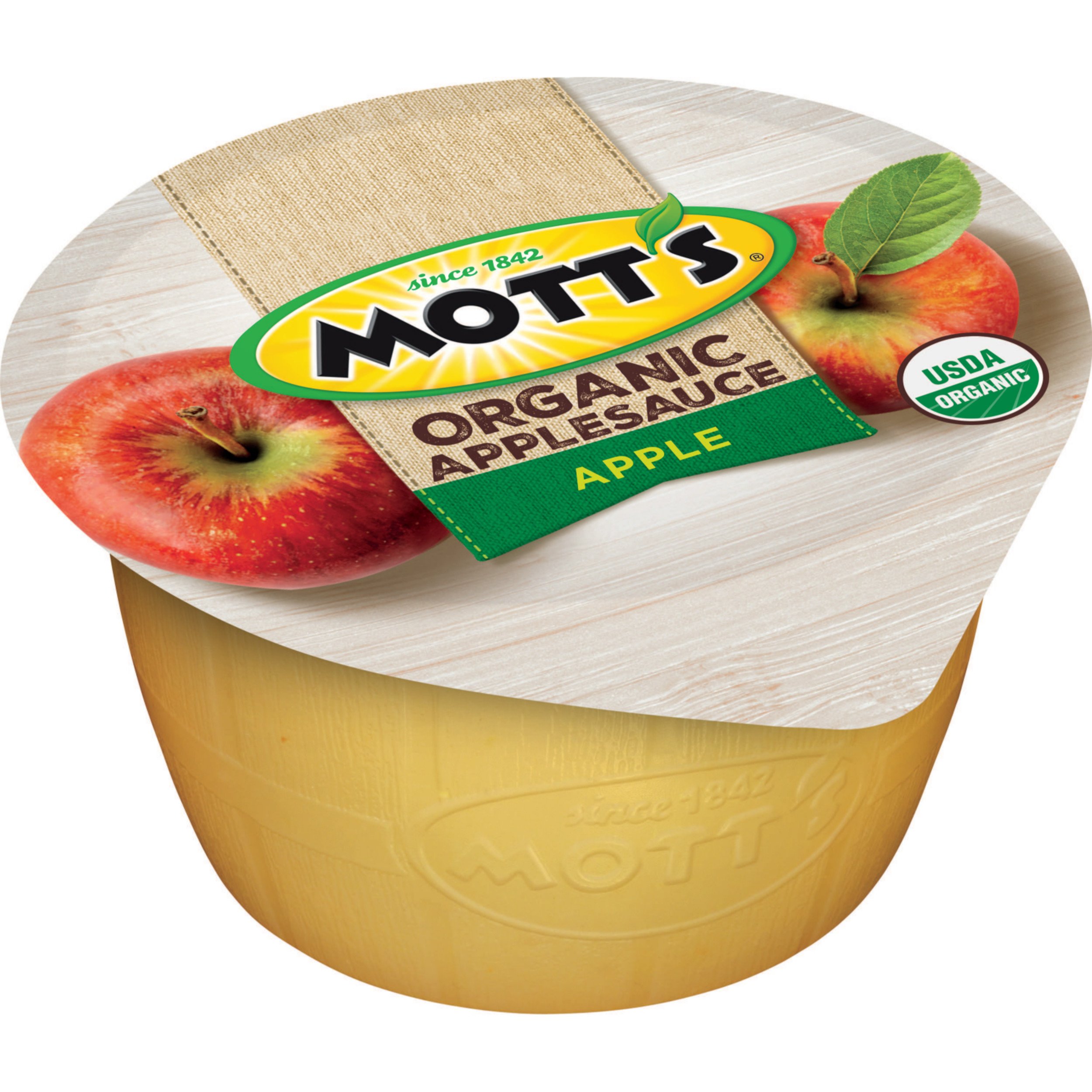 Organic Applesauce Cups by Mott's - 3.9 oz, Pack of 36 | Healthy Snack for Kids Lunchboxes, School, Travel & On-the-Go