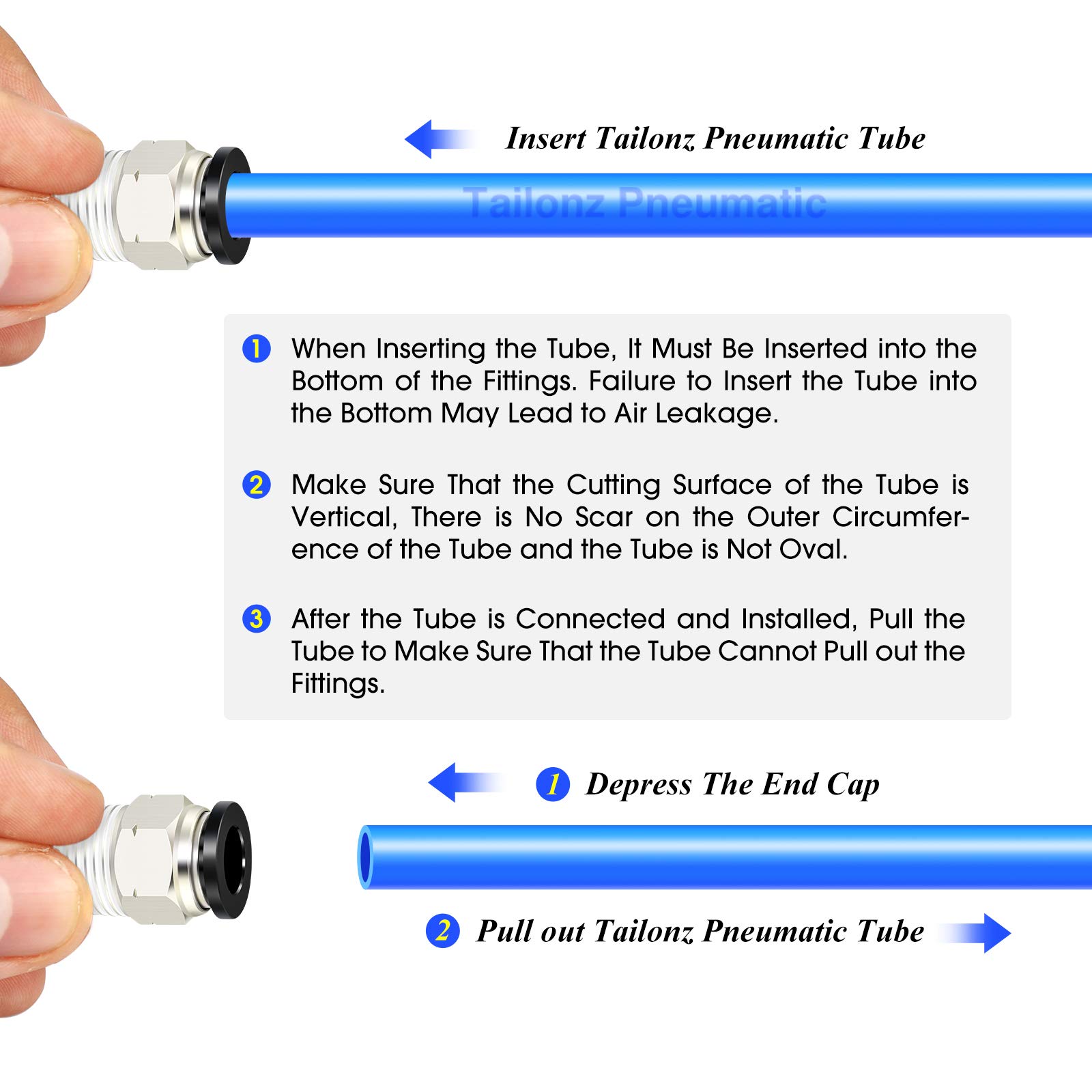 TAILONZ PNEUMATIC Blue 1/2 Inch OD 10 Meters PU Air Hose Pipe - High Pressure Flexible Polyurethane Tubing for Air Compressor, Pneumatic Tools, and Fluid Transfer - Ideal for Industrial, Automotive, and DIY Projects