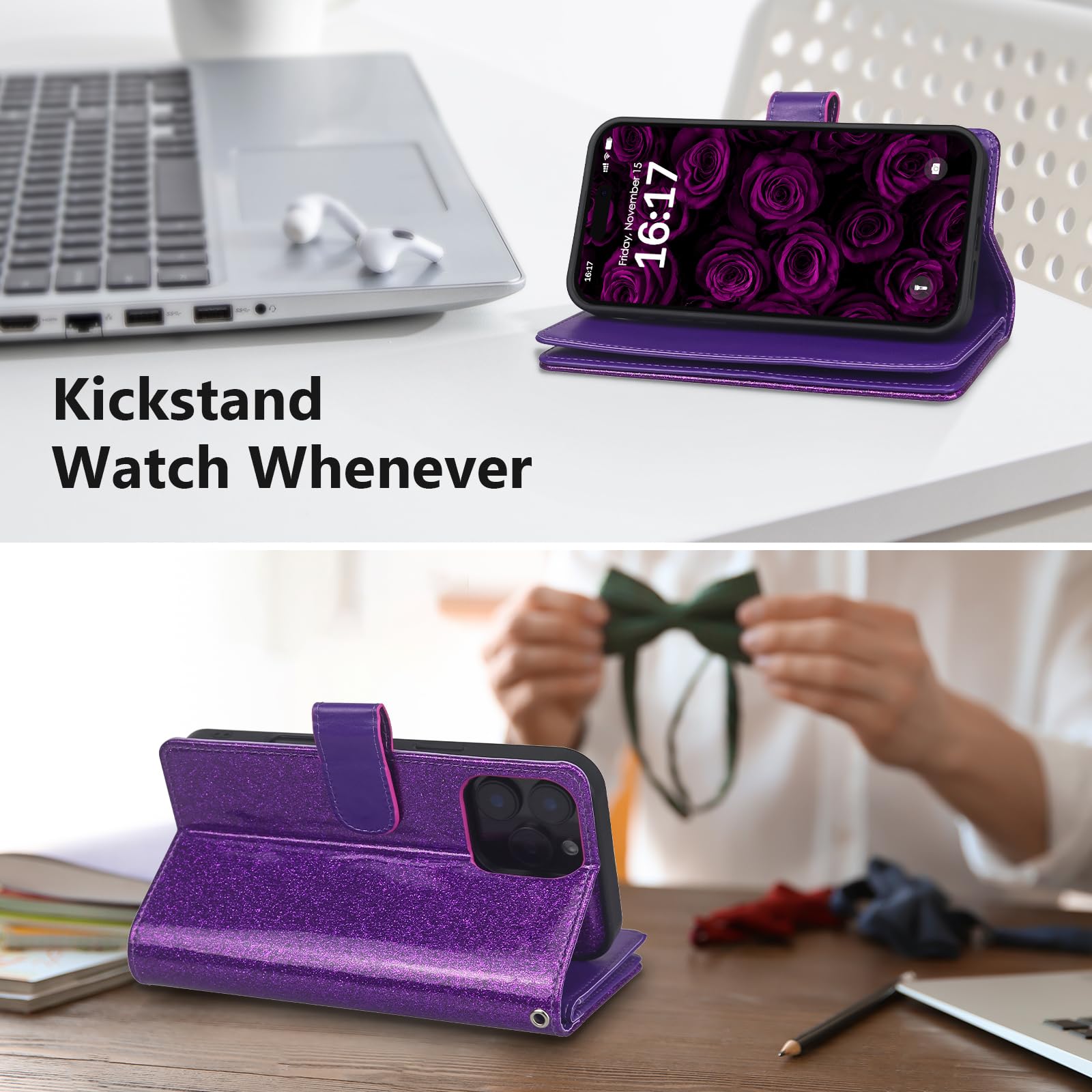 Magnetic Detachable Wallet Case for iPhone 13 Pro Max (6.7