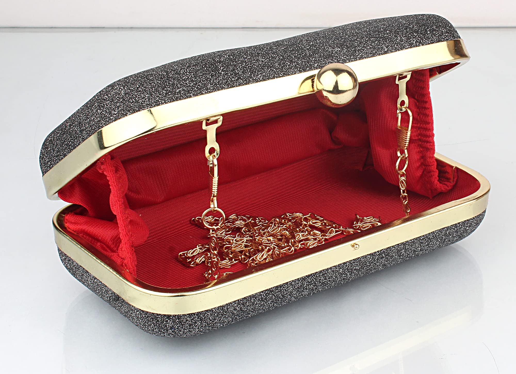 Stylish Mammon Clutch Purse for Women - Fashionable Crossbody Handbag for Evening Parties, Weddings & Date Nights