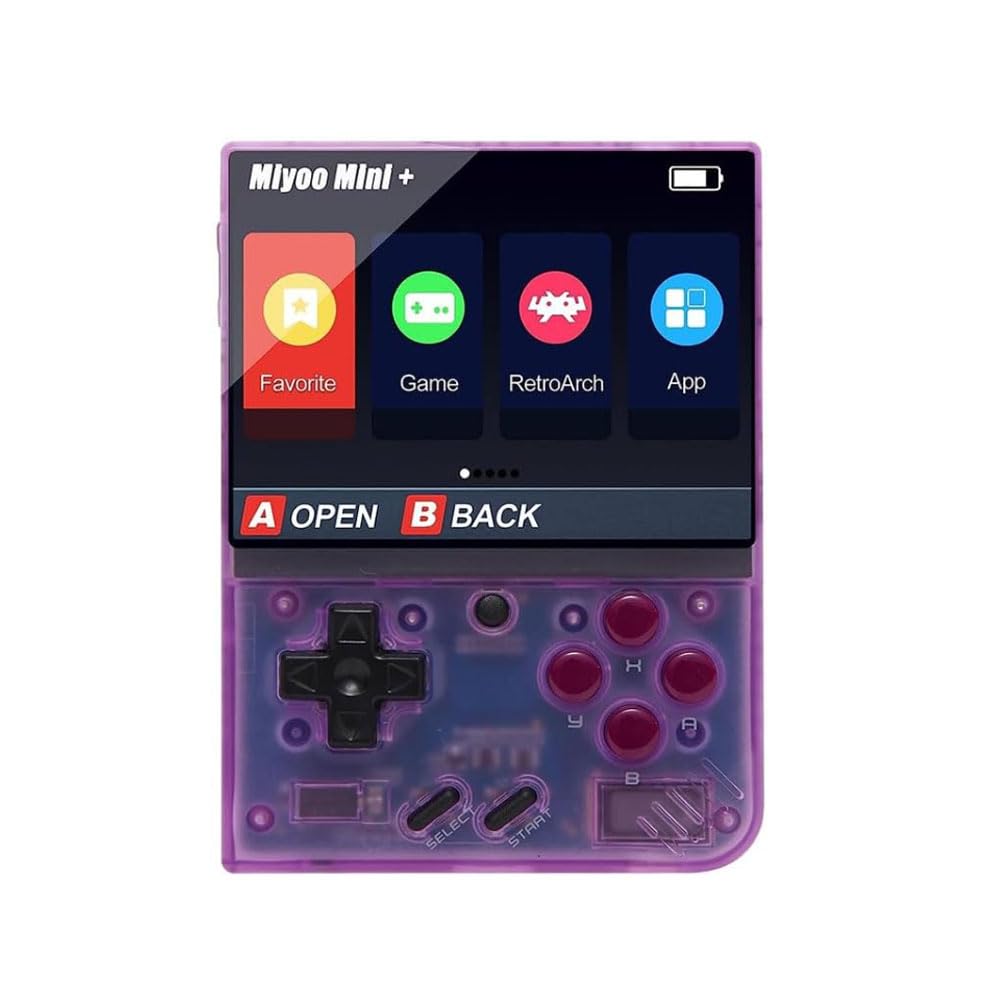 Miyoo Mini Plus Retro Game Console - Purple, 3.5
