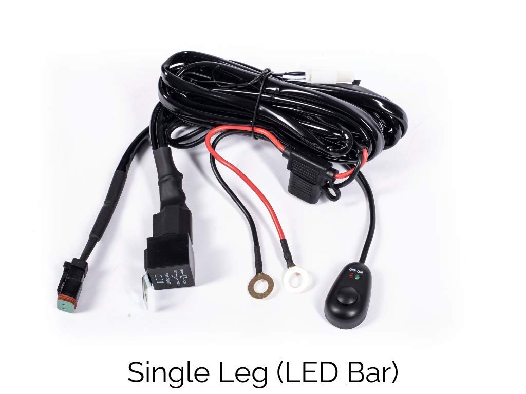 **32 Inch LED Light Bar Brackets Kit for 2016-2023 Toyota Tacoma - Spot Beam with Wiring Harness & Amber Switch - Off-Road, Overlanding & Night Driving**