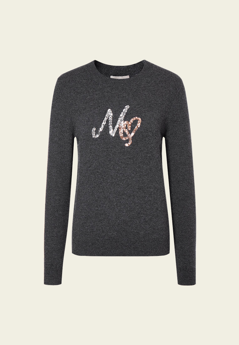 Sparkly Sequin Pullover Sweater for Women - Elegant Party Wear & Holiday Outfit - Perfect for Christmas, New Year's Eve & Special Occasions