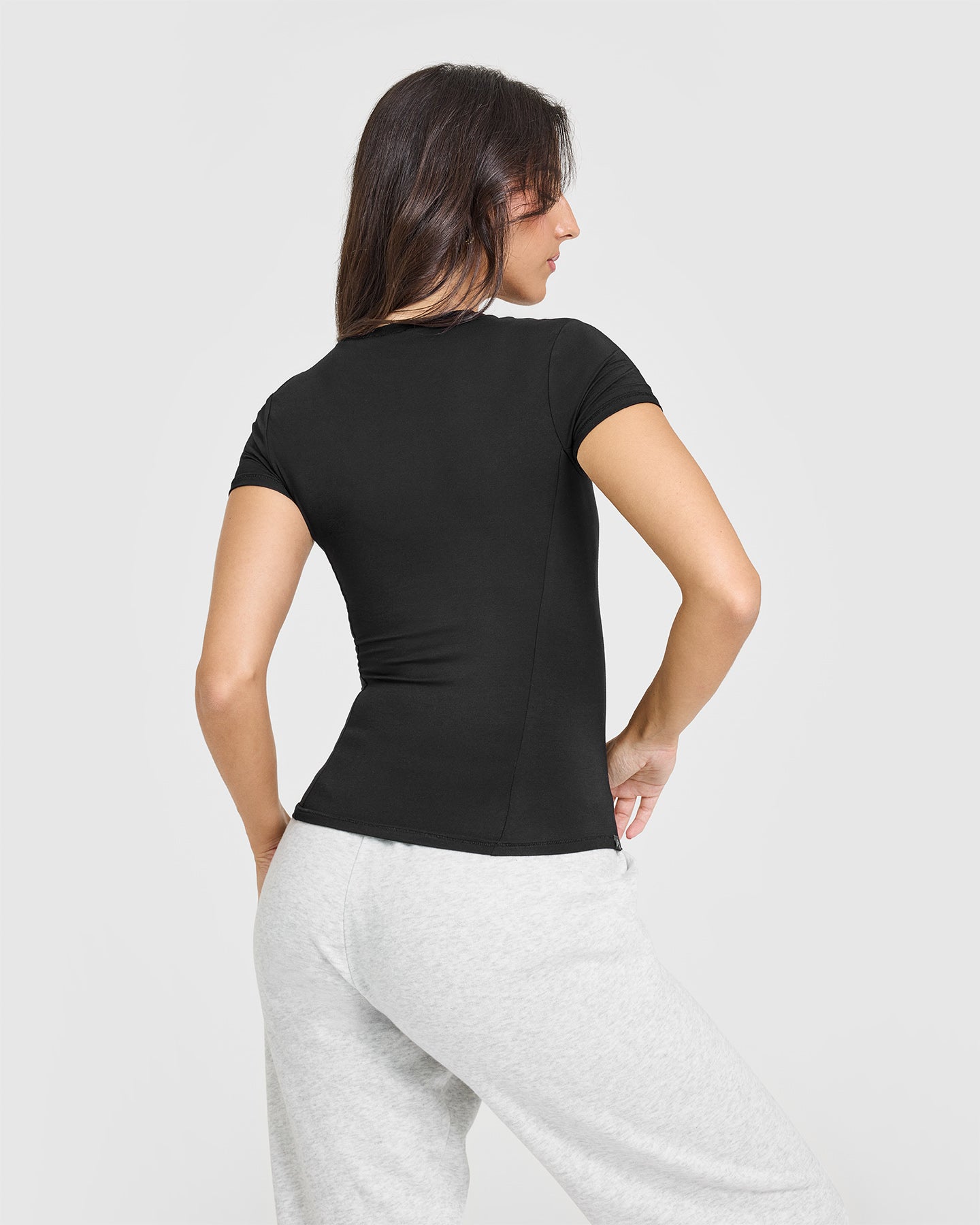 Mellow™ Soft Short Sleeve T-Shirt for Men & Women - Comfortable Cotton Tee in Soft Black | Casual Wear, Lounge, Everyday Outfits