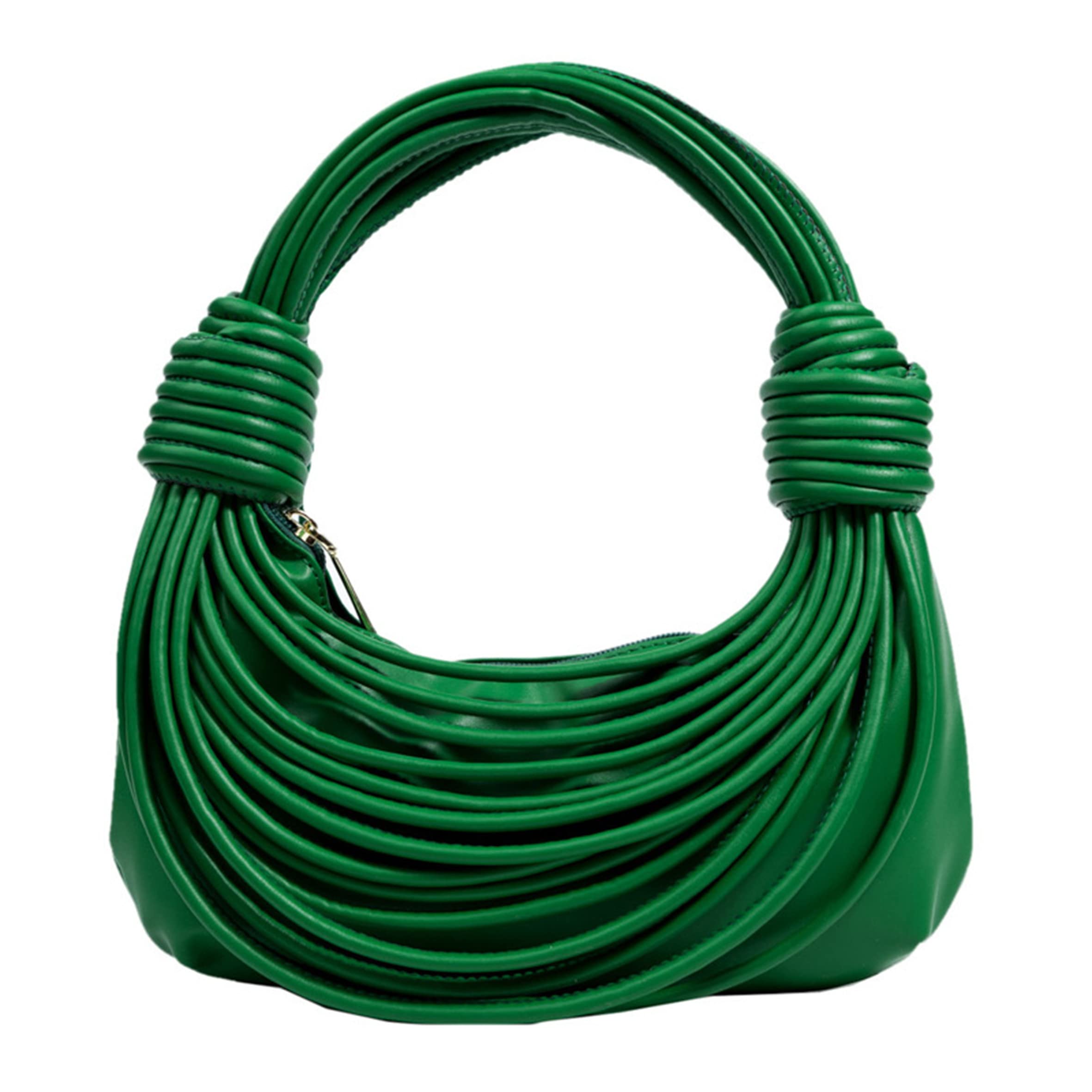 Stylish Knotted Woven Tote Bag for Women - Handwoven Satchel Clutch Purse | Perfect for Beach, Shopping & Everyday Use