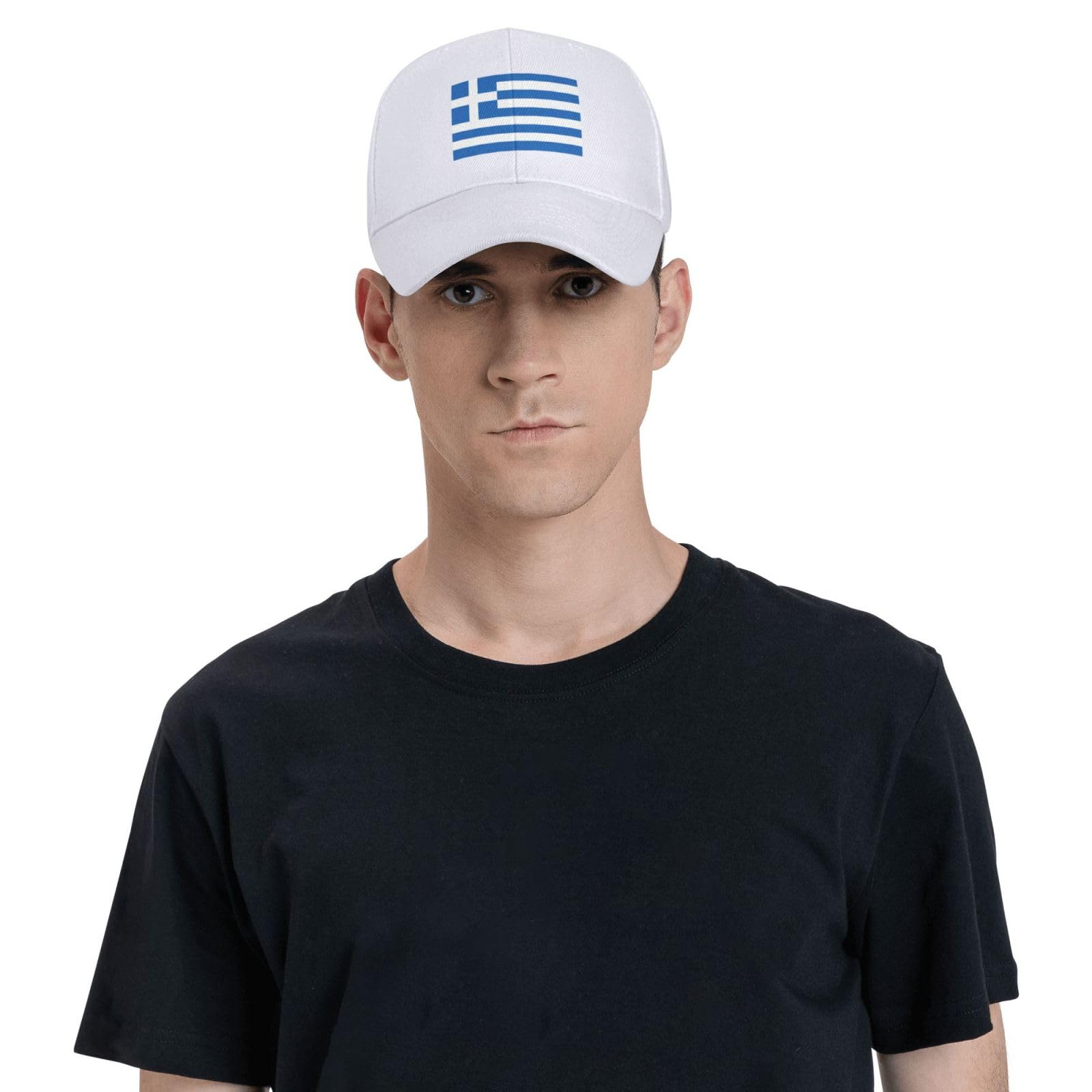 Greek Flag Baseball Cap for Men & Women - Adjustable Dad Hat with Classic Design - Perfect for Golf, Outdoor Sports & Patriotic Events