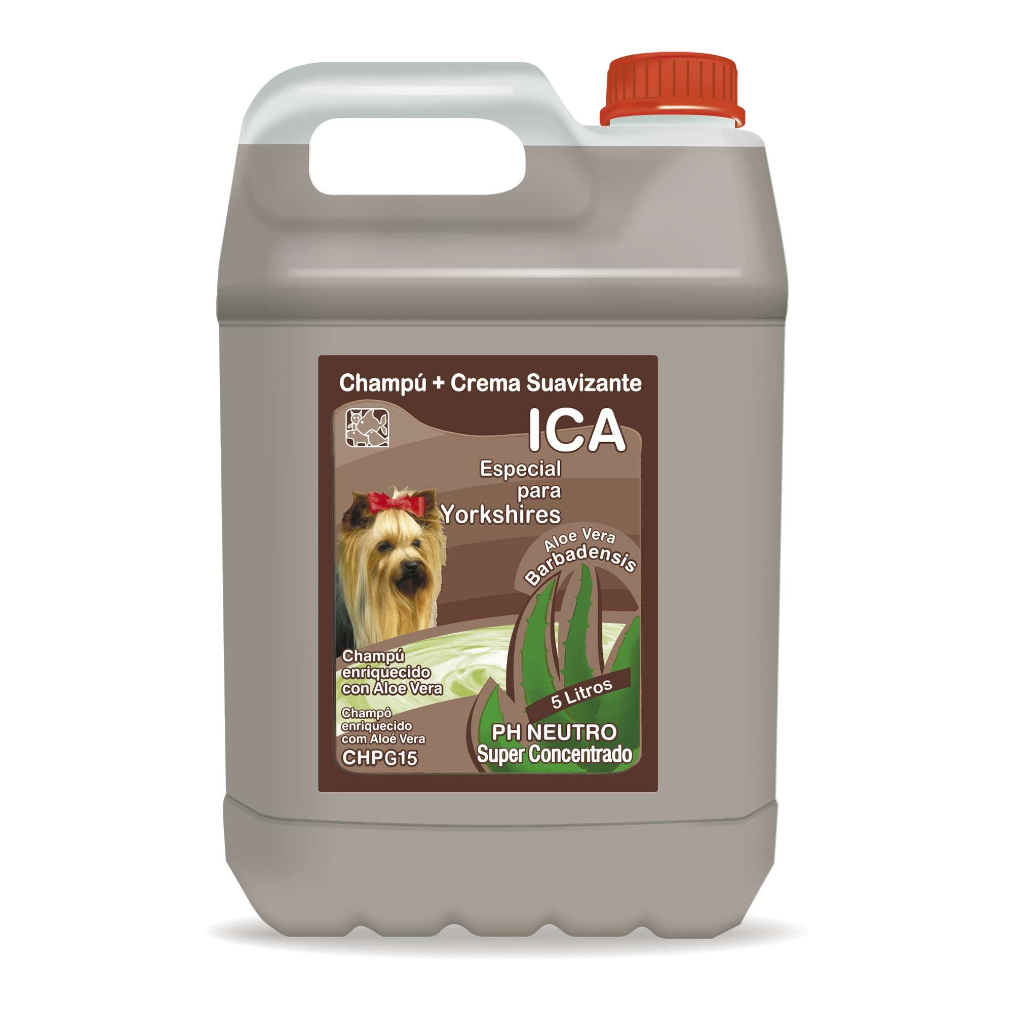 CHPG19 Aloe Vera Shampoo for Yorkshire Terriers - Gentle Dog Shampoo for Sensitive Skin & Coat Care - Perfect for Bathing & Grooming Your Yorkie at Home