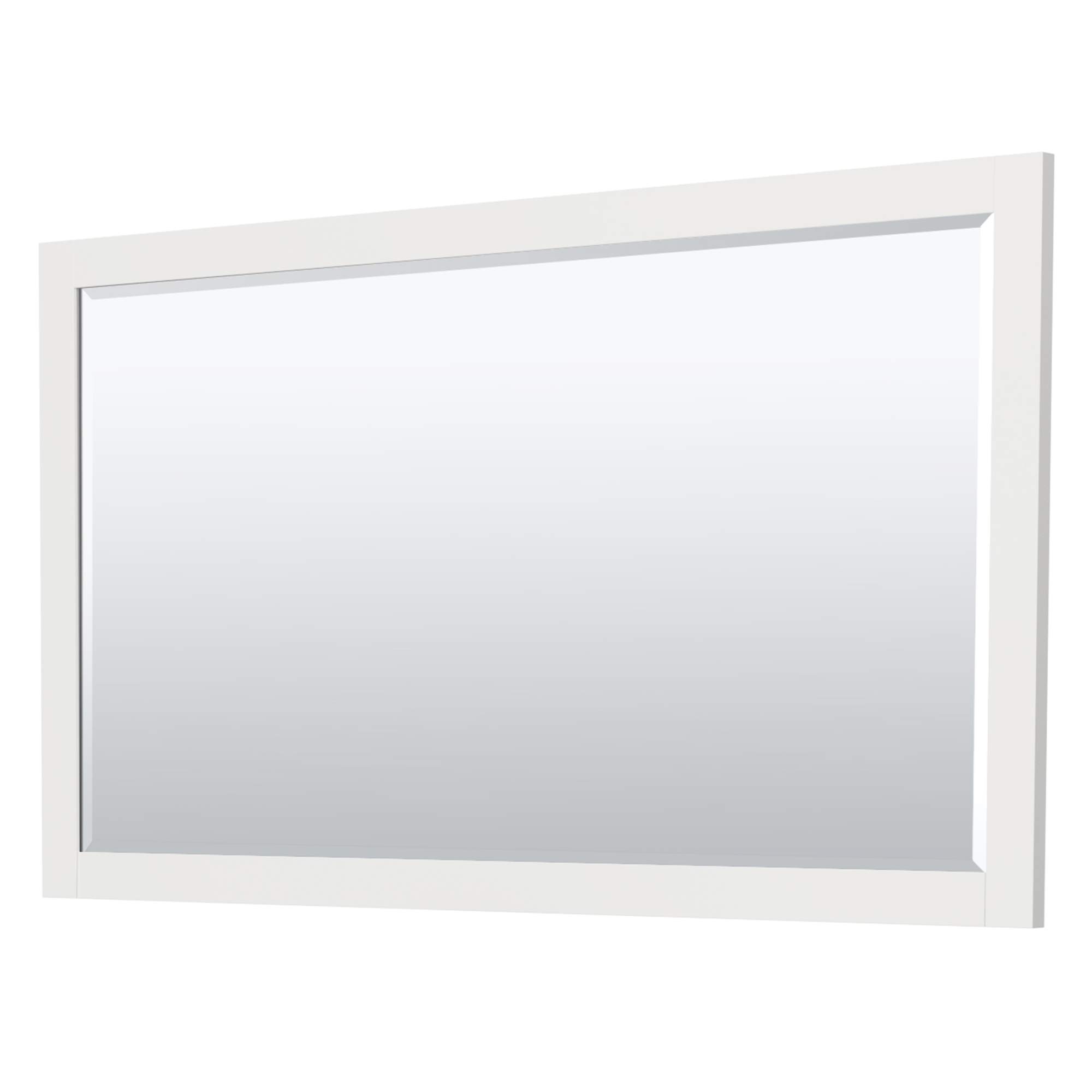 Wyndham Collection WCF292960SWBWCUNSM58 Miranda Vanity Set in White - Elegant Bathroom Vanity with Sink & Mirror for Modern Home Decor