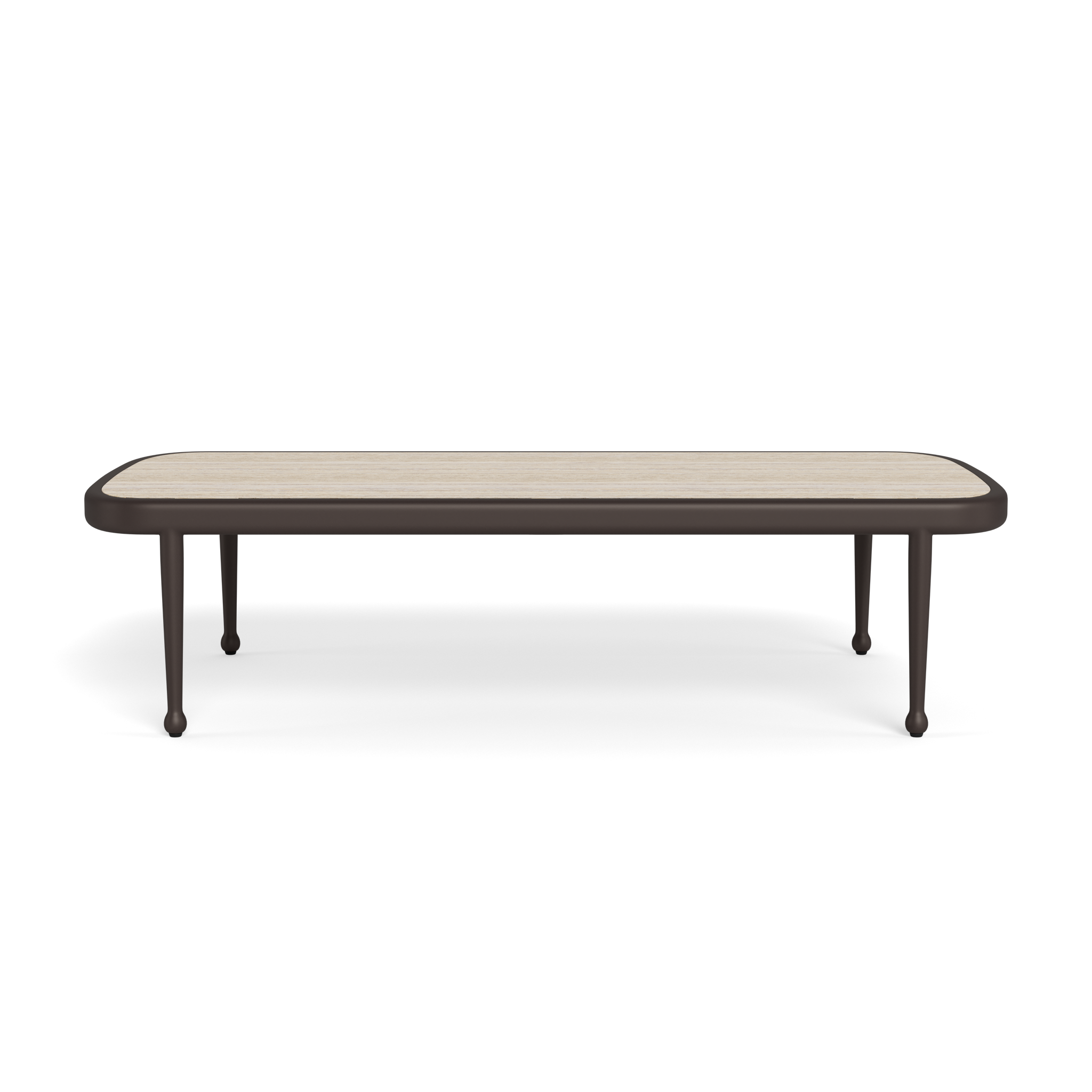 Modern Andre Rectangle Coffee Table - Solid Wood Living Room Furniture for Small Spaces - Perfect for Apartments, Condos & Home Decor