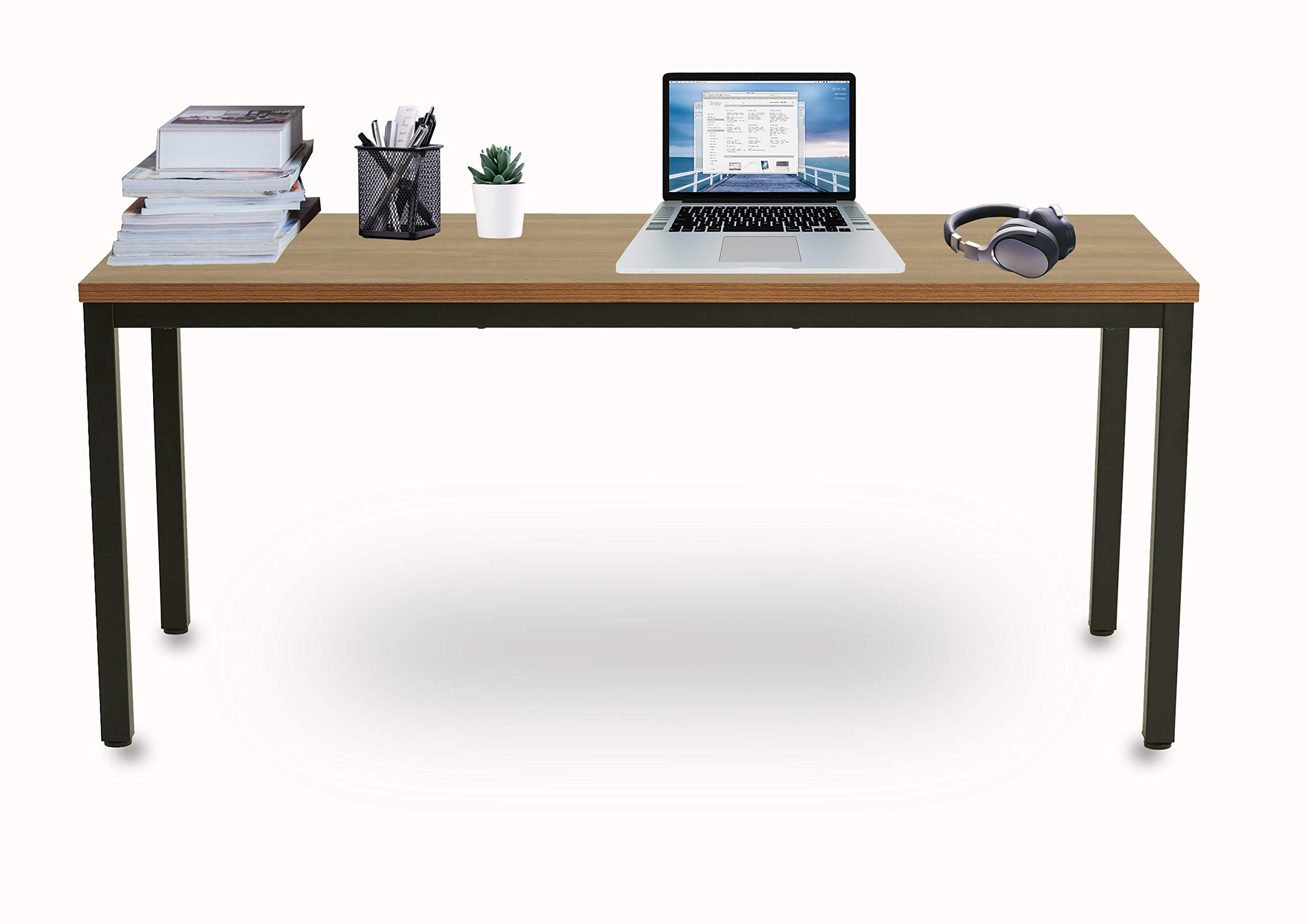 63 Inch Modern Computer Desk - Sturdy Writing Desk for Home Office, Study & Workstation | Durable Notebook Desk for Small Spaces, Gaming & Remote Work