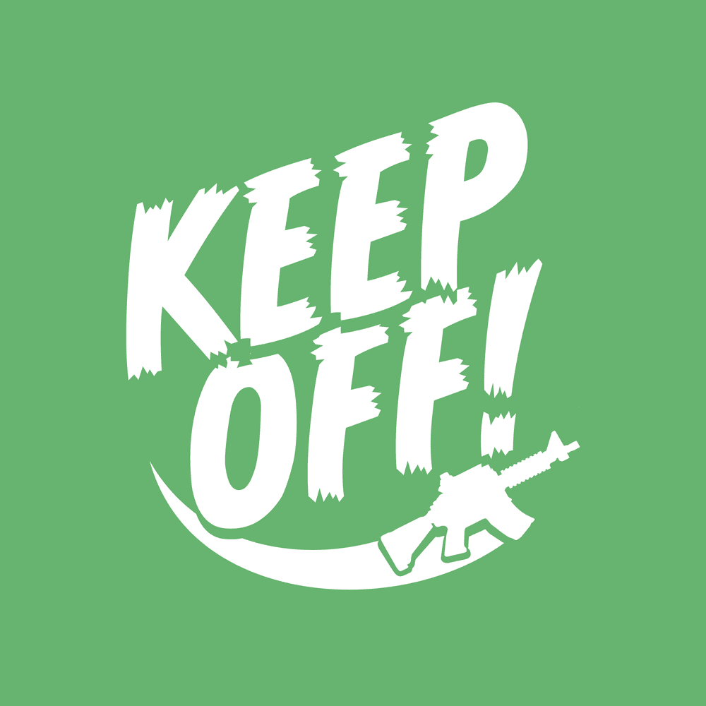 Keep Off Graphic T-Shirt - Kelly Green - Stylish Casual Wear for Everyday Outfits & Street Fashion
