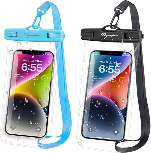 [Blue + Black] Waterproof Phone Pouch