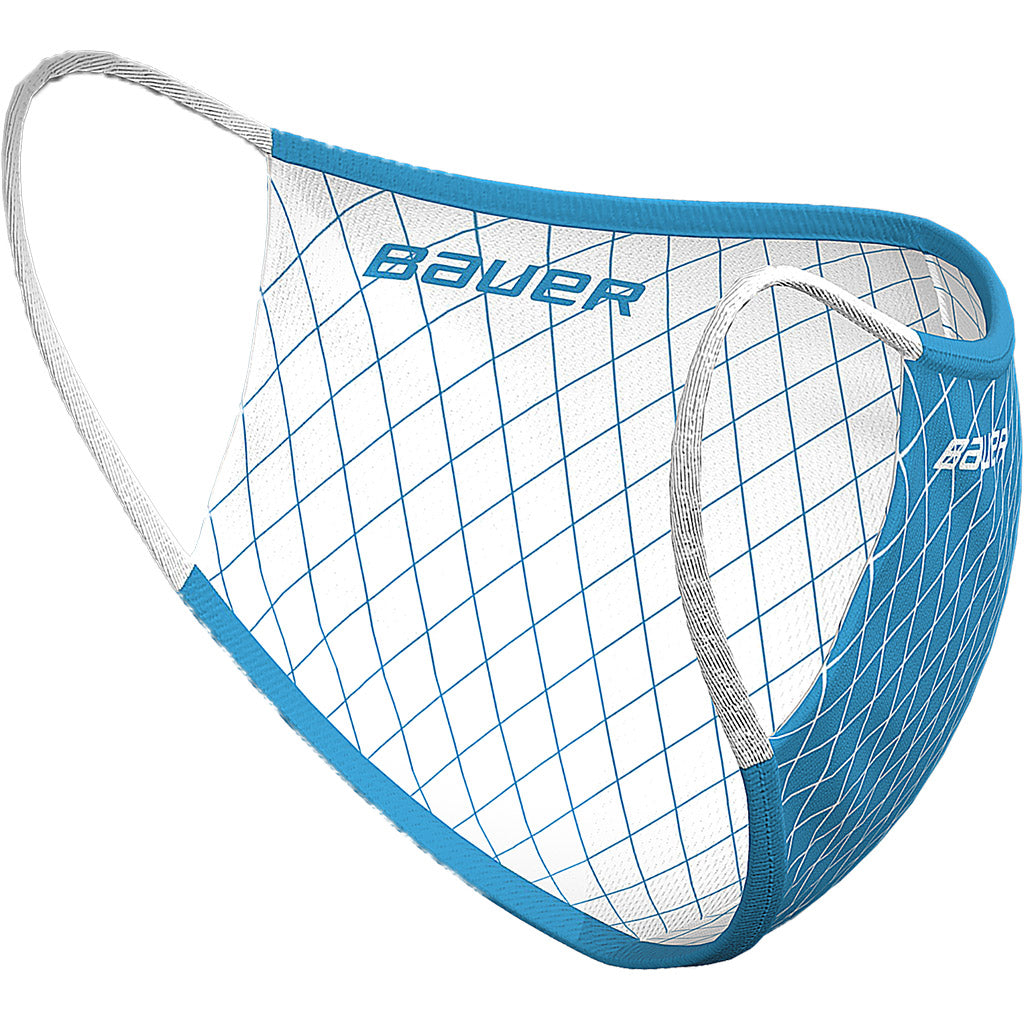 Bauer Reversible Fabric Face Mask - Breathable, Washable & Adjustable for Men & Women - Perfect for Running, Gym, Travel & Daily Protection