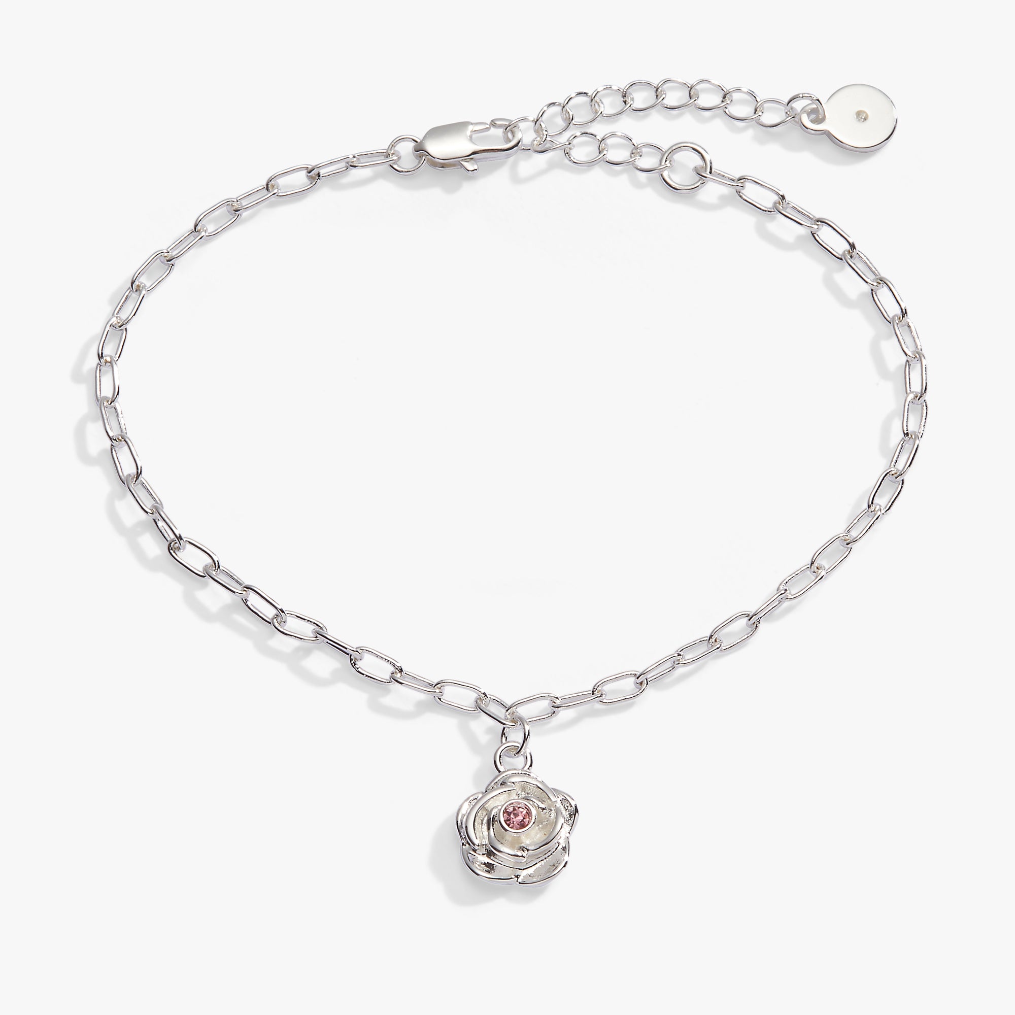Flower and Crystal Bracelet for Women - Elegant Bohemian Beaded Handmade Jewelry - Perfect for Weddings, Parties & Everyday Wear