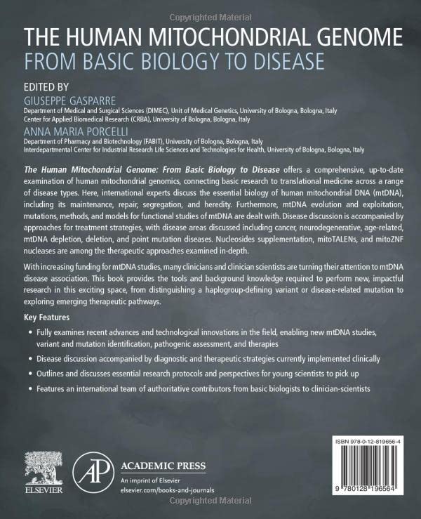 The Human Mitochondrial Genome: From Basic Biology to Disease - Essential Guide for Researchers & Medical Professionals | Genetic Studies, Disease Research & Clinical Applications