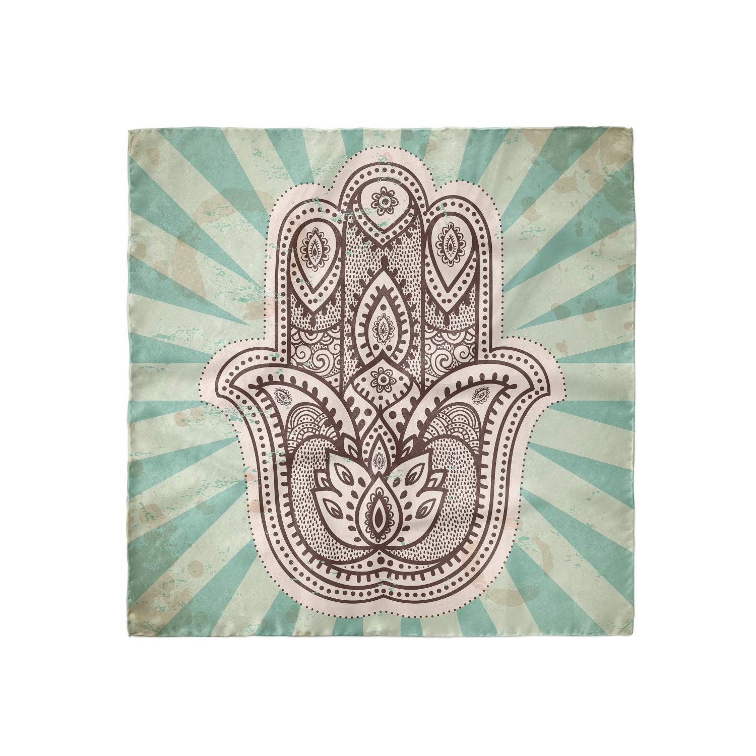 Ambesonne Mandala Head Scarf - Boho Hair Wrap & Handkerchief for Women - Perfect for Yoga, Beach, Travel & Head Covering Accessories