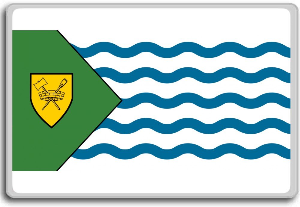 Canada British Columbia Vancouver City Flag Fridge Magnet - Collectible Souvenir for Travel Lovers, Perfect for Refrigerators, Lockers & Office Decor