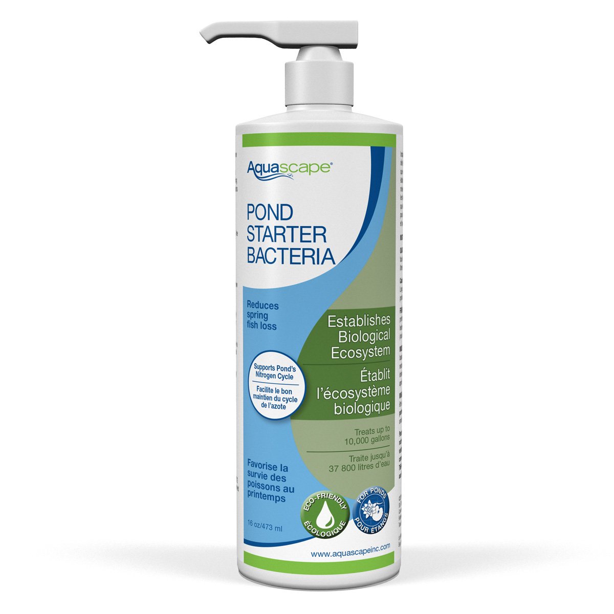 Aquascape Pond Starter Bacteria Water Treatment for Ponds, Water Features, and Fountains | 16-Ounce | 96014 | Ideal for Pond Maintenance and Water Clarity