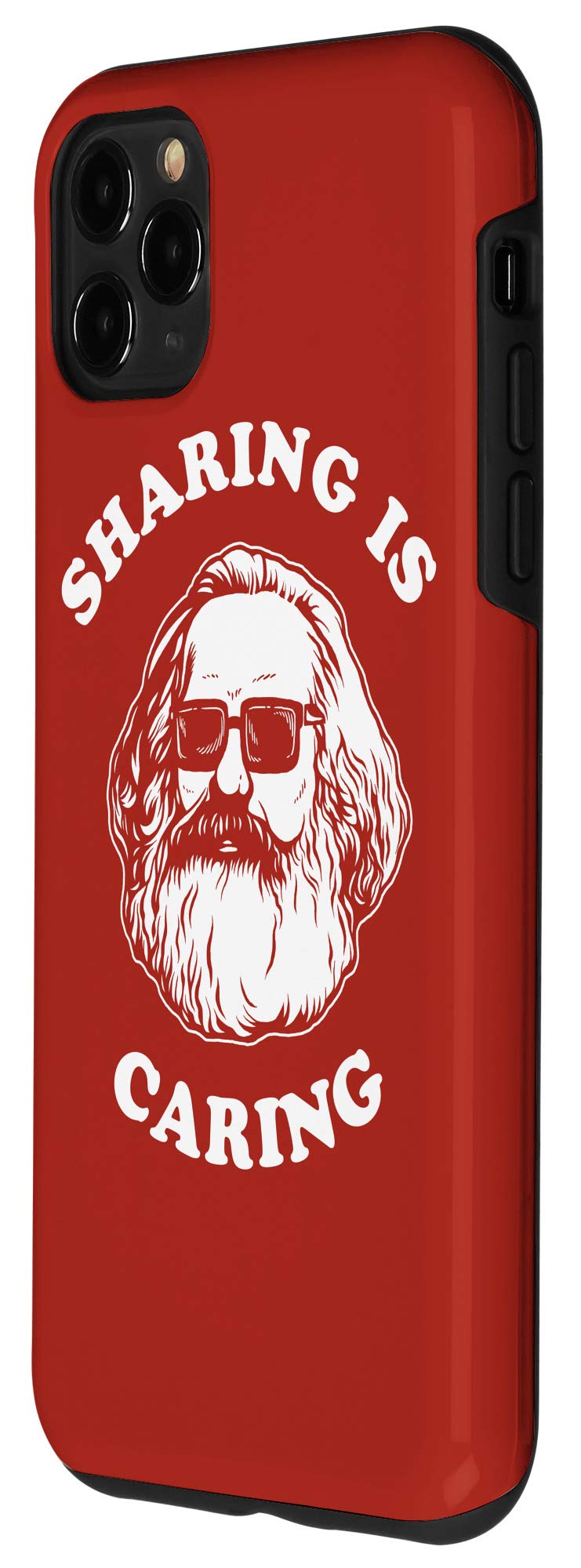 iPhone 11 Pro Max Case - Karl Marx Funny Socialism Design - Durable Protective Cover for iPhone 11 Pro Max - Perfect for Socialists, Political Enthusiasts & Gift Giving