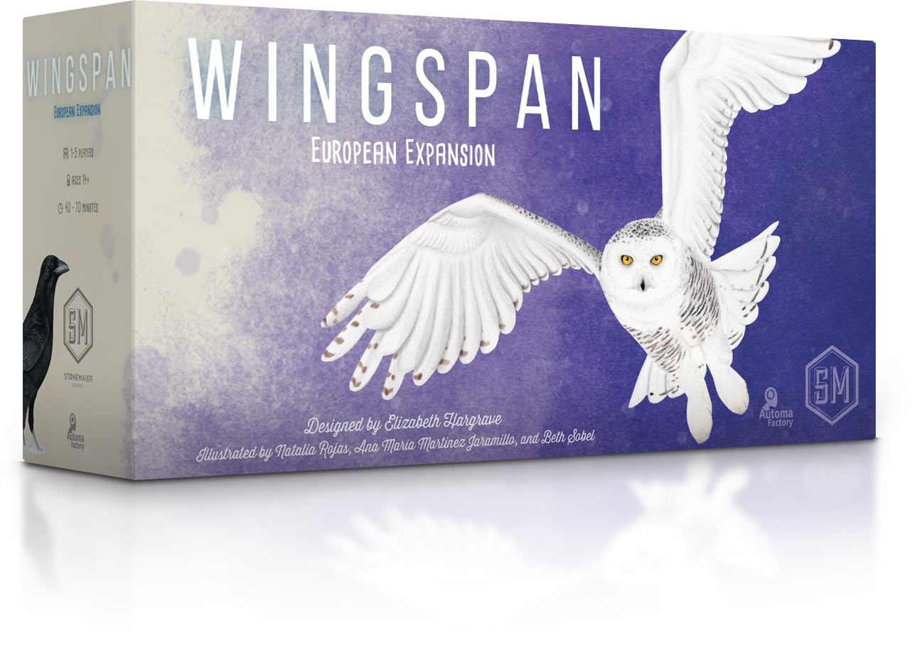 Wingspan European Expansion Board Game by Stonemaier Games - English Edition | Strategic Bird Card Game for Family Game Night & Board Game Enthusiasts