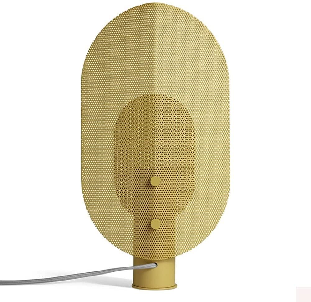 Modern LED Bedside Table Lamp - E27 Bulb, Wrought Iron Hollow Design, Minimalist Reading Light for Bedroom & Living Room - Perfect for Night Reading, Home Office, and Cozy Decor