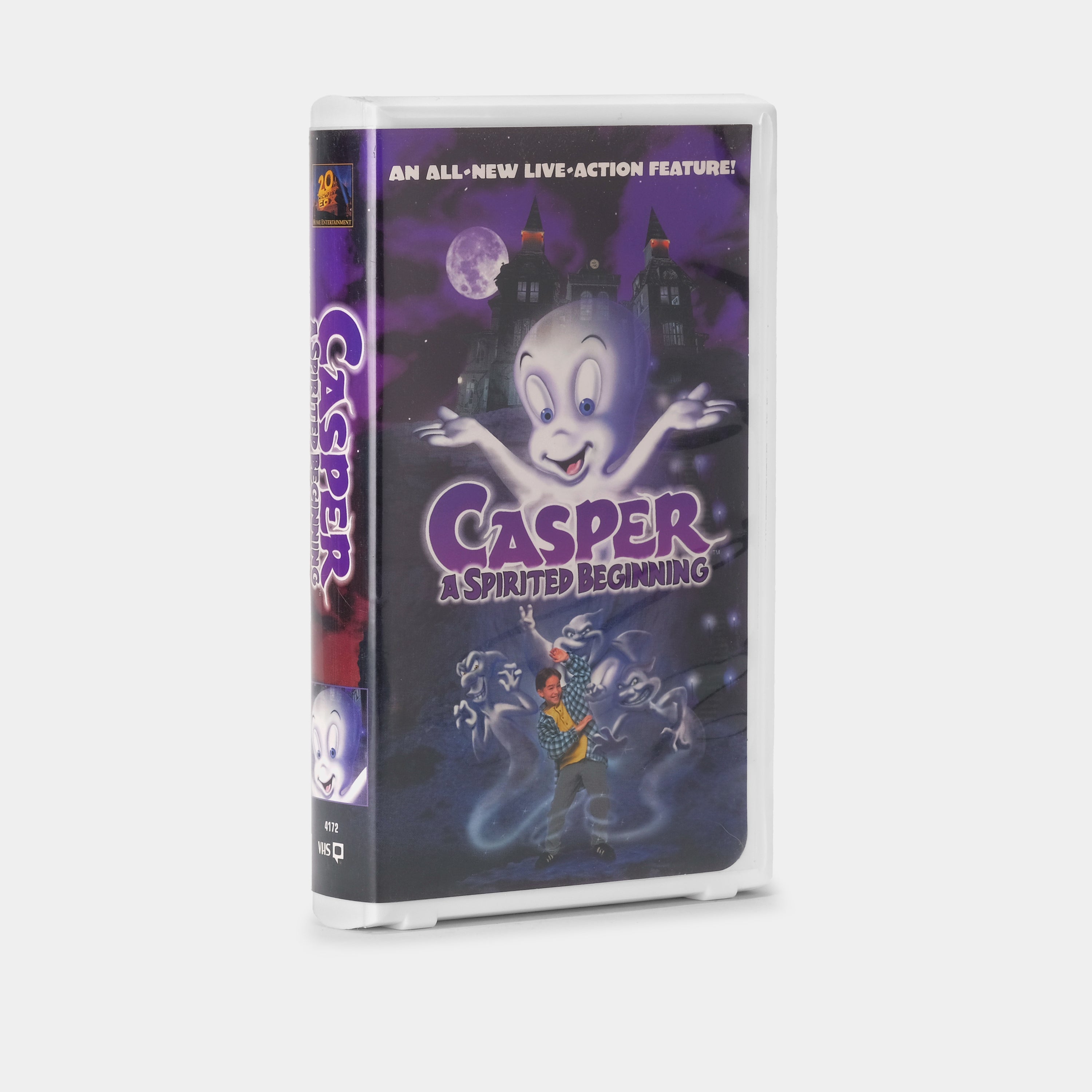 Casper: A Spirited Beginning VHS Tape - Classic 90s Ghost Movie for Kids, Family-Friendly Halloween Film - Perfect for Nostalgic Movie Nights & Halloween Parties