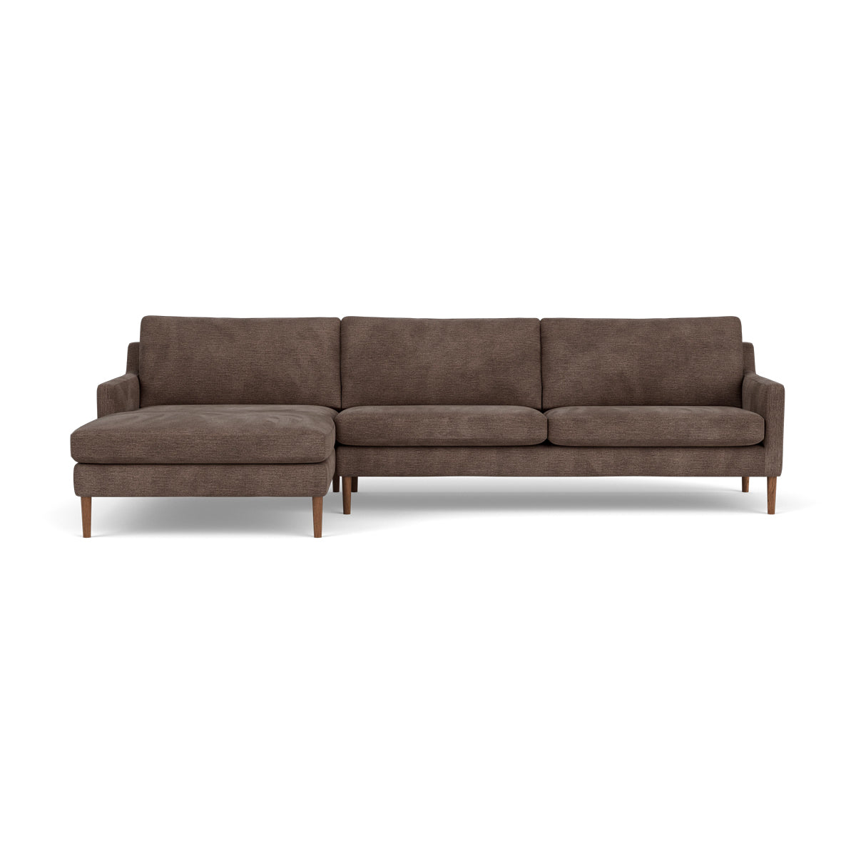 Astha Fabric Left Chaise Sofa - Modern L-Shaped Sectional Couch with Reversible Design for Living Room, Lounge & Home Theater Comfort