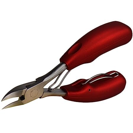 **Wagela Professional Toe Nail Clippers for Thick & Ingrown Toenails – Heavy Duty Stainless Steel Sharp Blades – Soft Grip Big Handle for Men & Seniors (Red) – Perfect for Pedicures & Foot Care at Home**