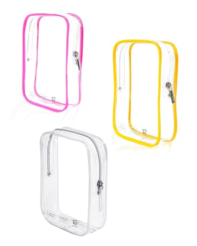 Clear, Pink, Yellow