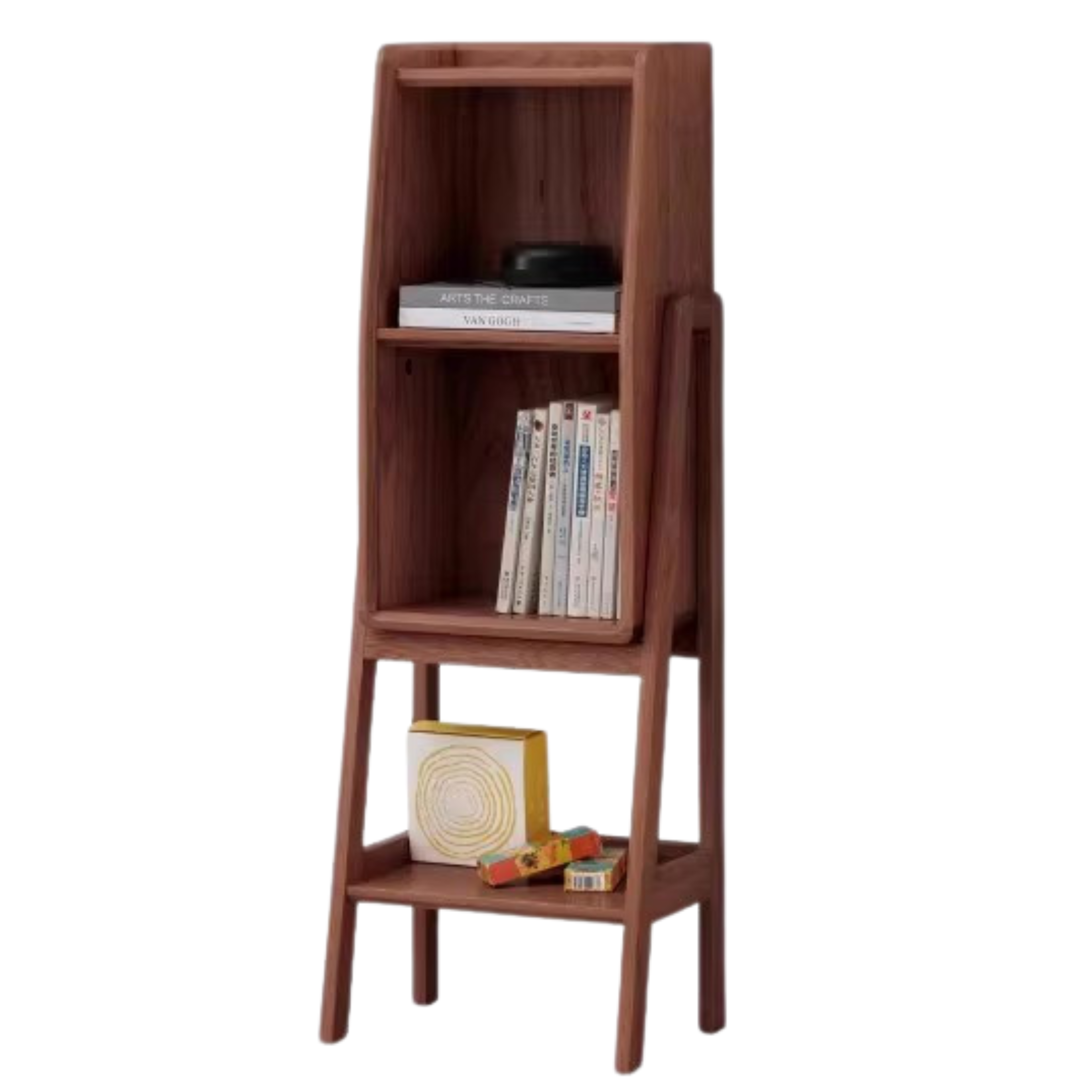 Solid Oak Wood Side Cabinet - Rustic Storage Cabinet for Living Room, Bedroom, or Entryway - Perfect for Organizing Books, Decor, and Essentials