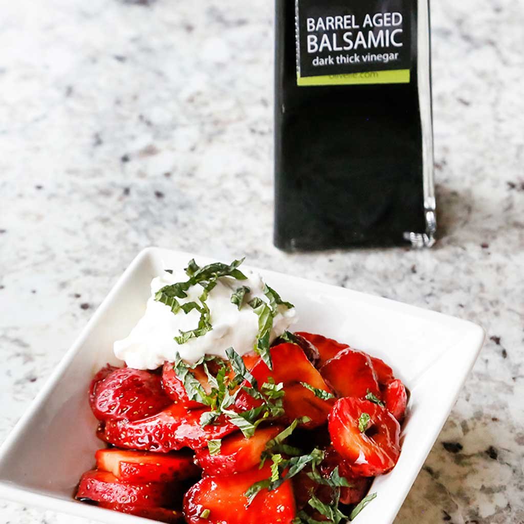 Premium Barrel Aged Dark Balsamic Vinegar - Artisanal Italian Condiment for Salads, Marinades & Gourmet Cooking