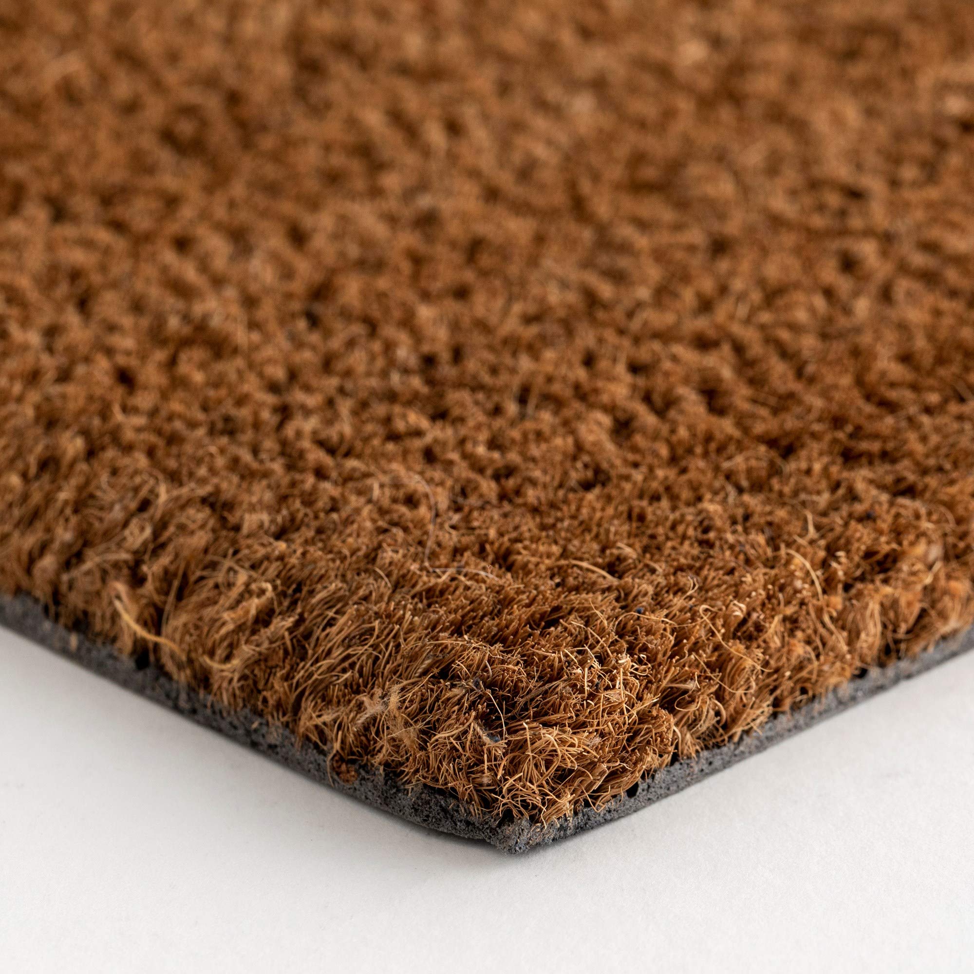 Faith Hope Love 24x36 Inch Christian Coir Doormat by DaySpring - Brown Inspirational Welcome Mat for Front Door, Porch & Home Decor