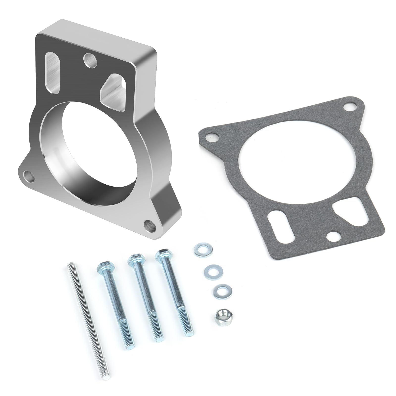 High Performance Throttle Body Spacer & Plate for 1999-2007 Cadillac Escalade & 2003-2007 Escalade ESV - Direct Replacement Part 001 | Improve Engine Airflow & Fuel Efficiency for Off-Roading & Towing
