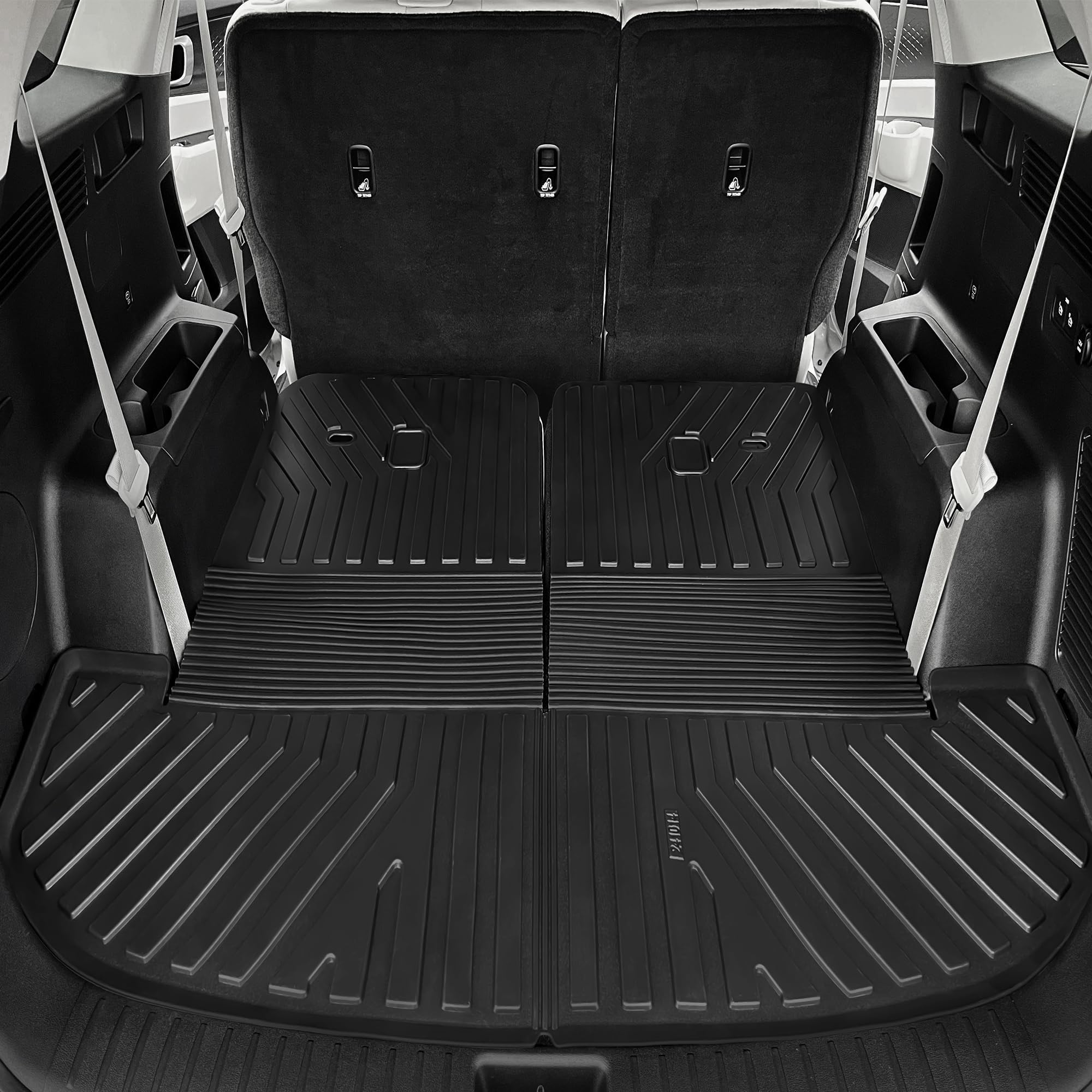 OEDRO Custom Fit TPE Floor Mats & Trunk Liner with Backrest Protector for 2021-2025 Kia Sorento (6/7 Seater, Non-Hybrid) - All-Weather Car Accessories for SUV Interior Protection, Perfect for Family Road Trips and Daily Commuting