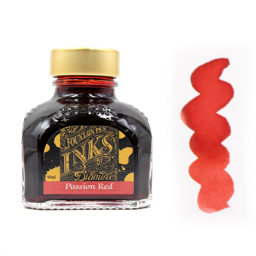 Premium Diamine Ink Bottle 80ml - Vibrant Fountain Pen Ink for Calligraphy, Journaling & Artistic Writing - Smooth Flow & Rich Colors
