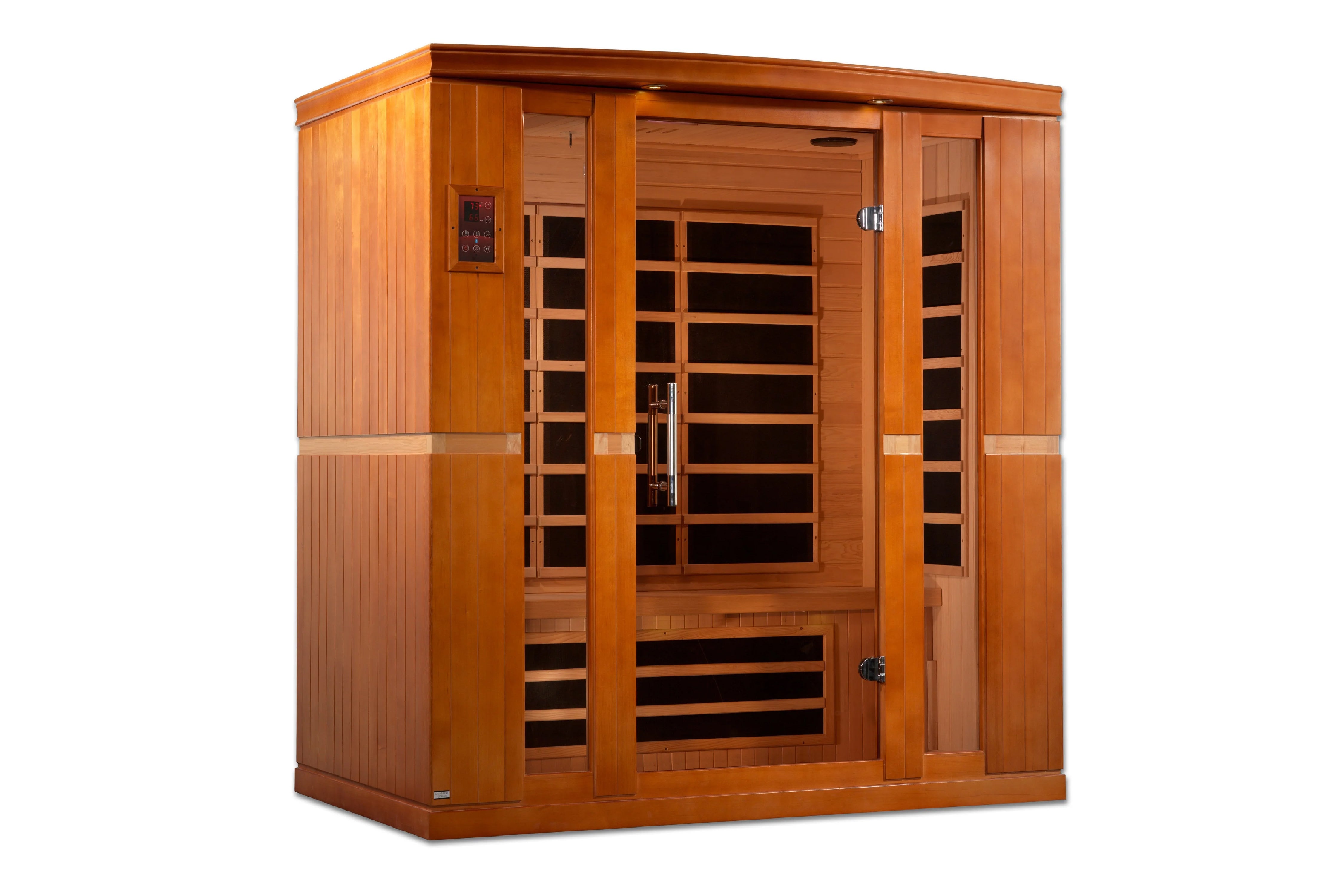 Golden Designs Bergamo 4-Person Low EMF FAR Infrared Sauna - Wheelchair Accessible Home Spa for Relaxation & Detox