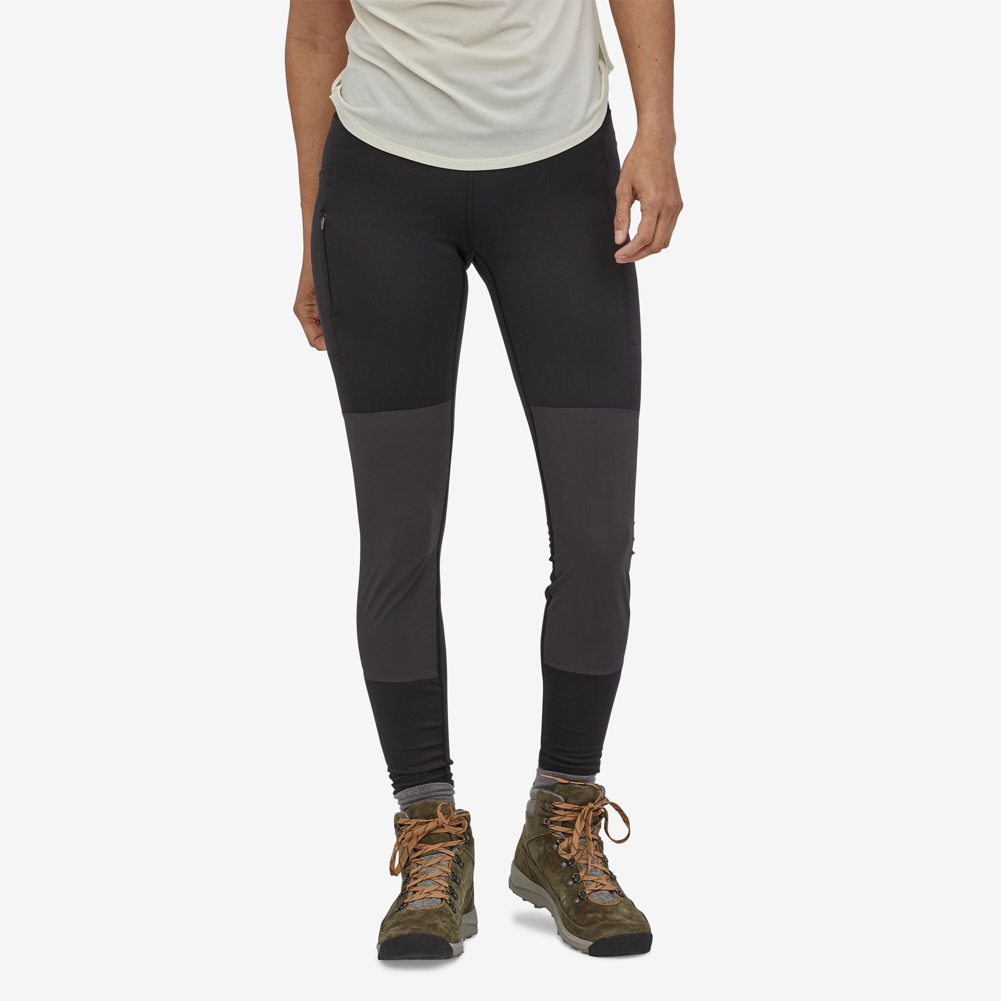 Women's High-Waisted Hiking Tights - Moisture-Wicking & Stretchable for Outdoor Adventures, Trail Running & Yoga
