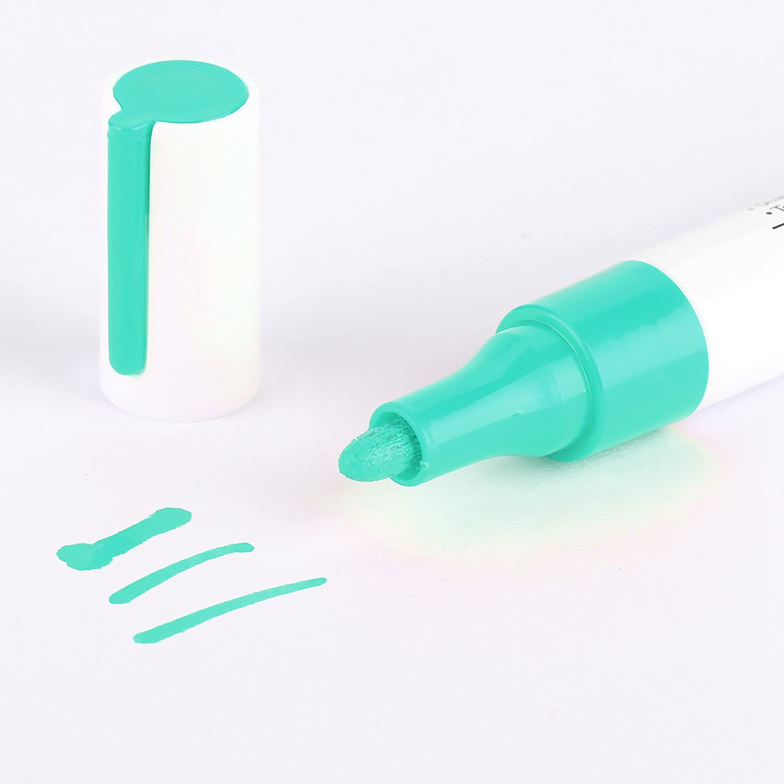 Professional Waterproof Tire Paint Pen for Cars - 1pc Green Tire Marker Pen for Durable Tire Lettering & Custom Designs | Perfect for Car Enthusiasts & DIY Auto Detailing